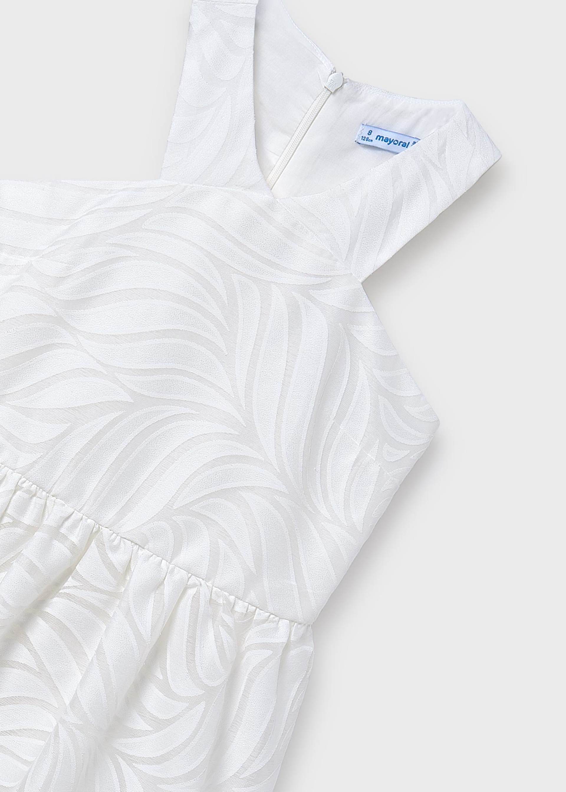 Vestido tirantes cruzados devoré chica Vestido tirantes cruzados devoré chica