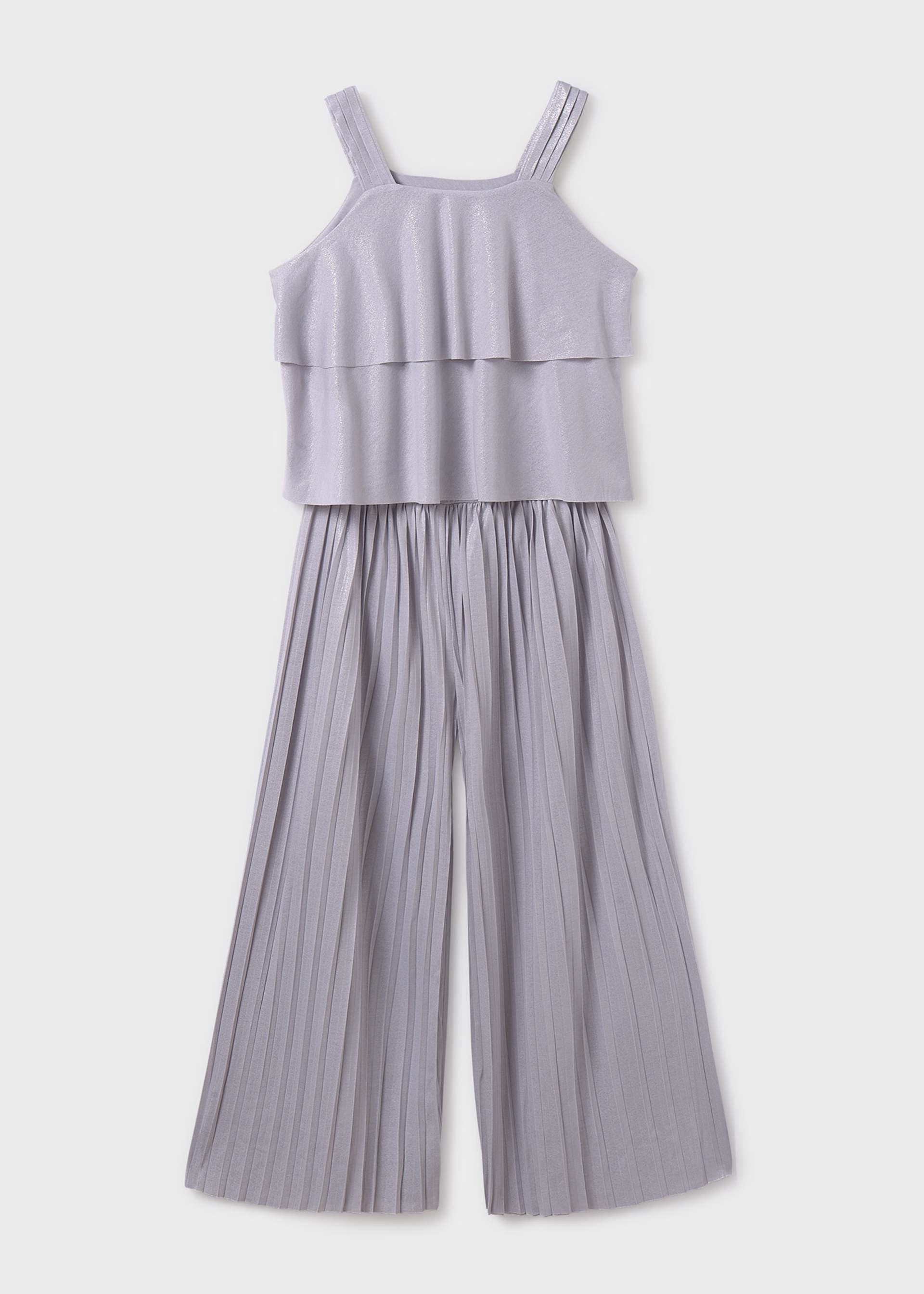 Completo pantalone e top plissettato ragazza