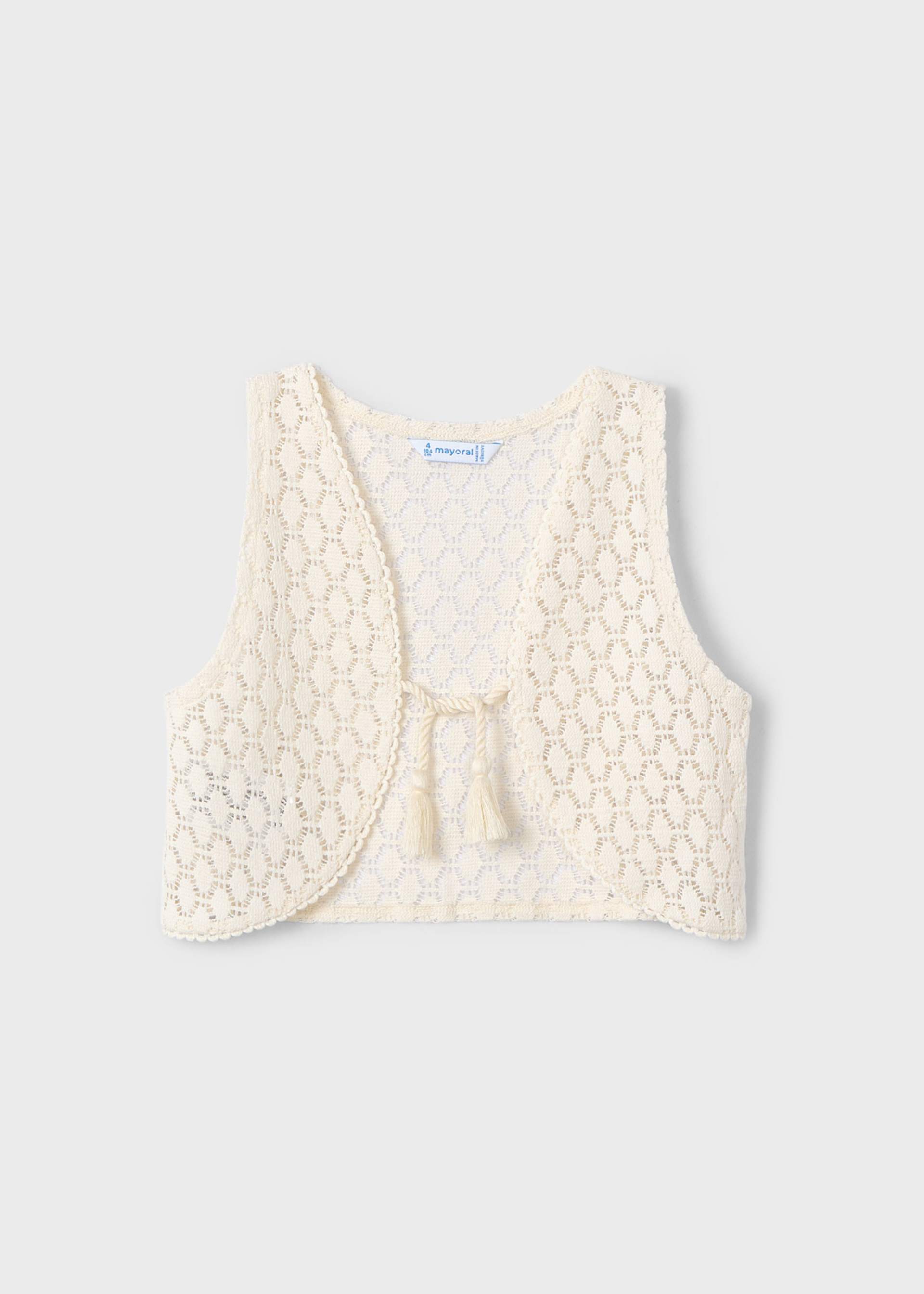 Playera con chaleco niña