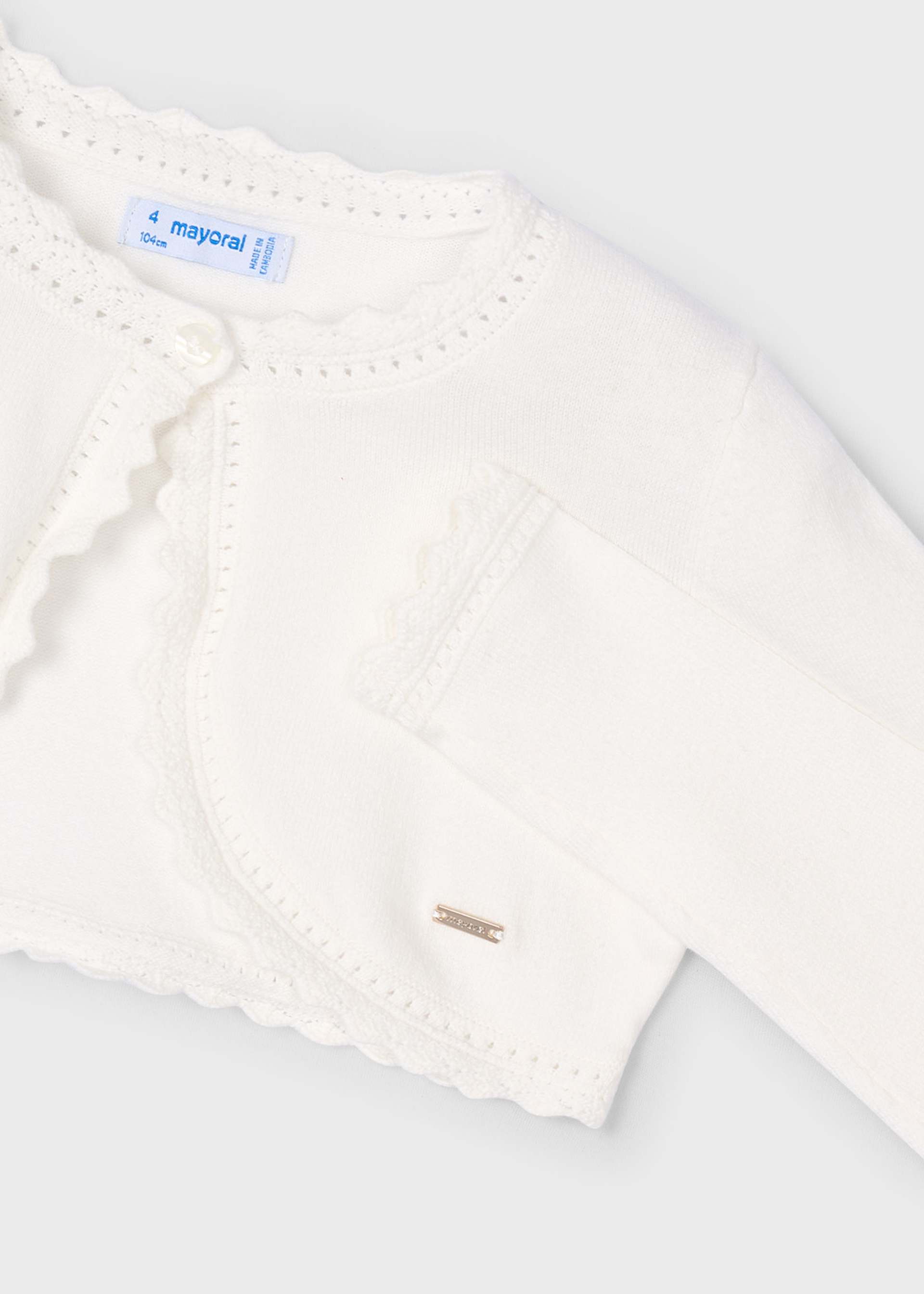 Bolero Strickjacke basic Mädchen