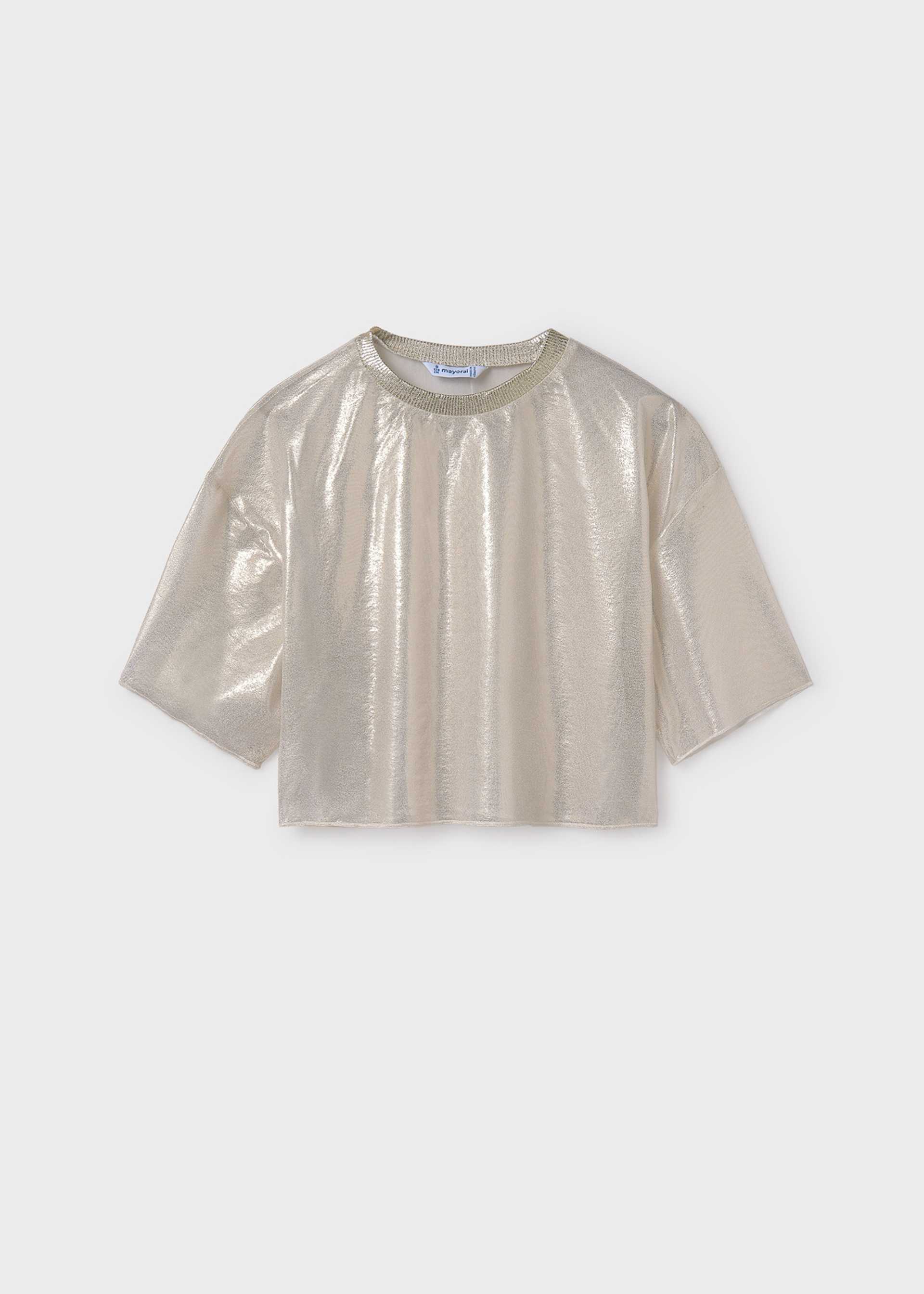 Playera tul con top chica