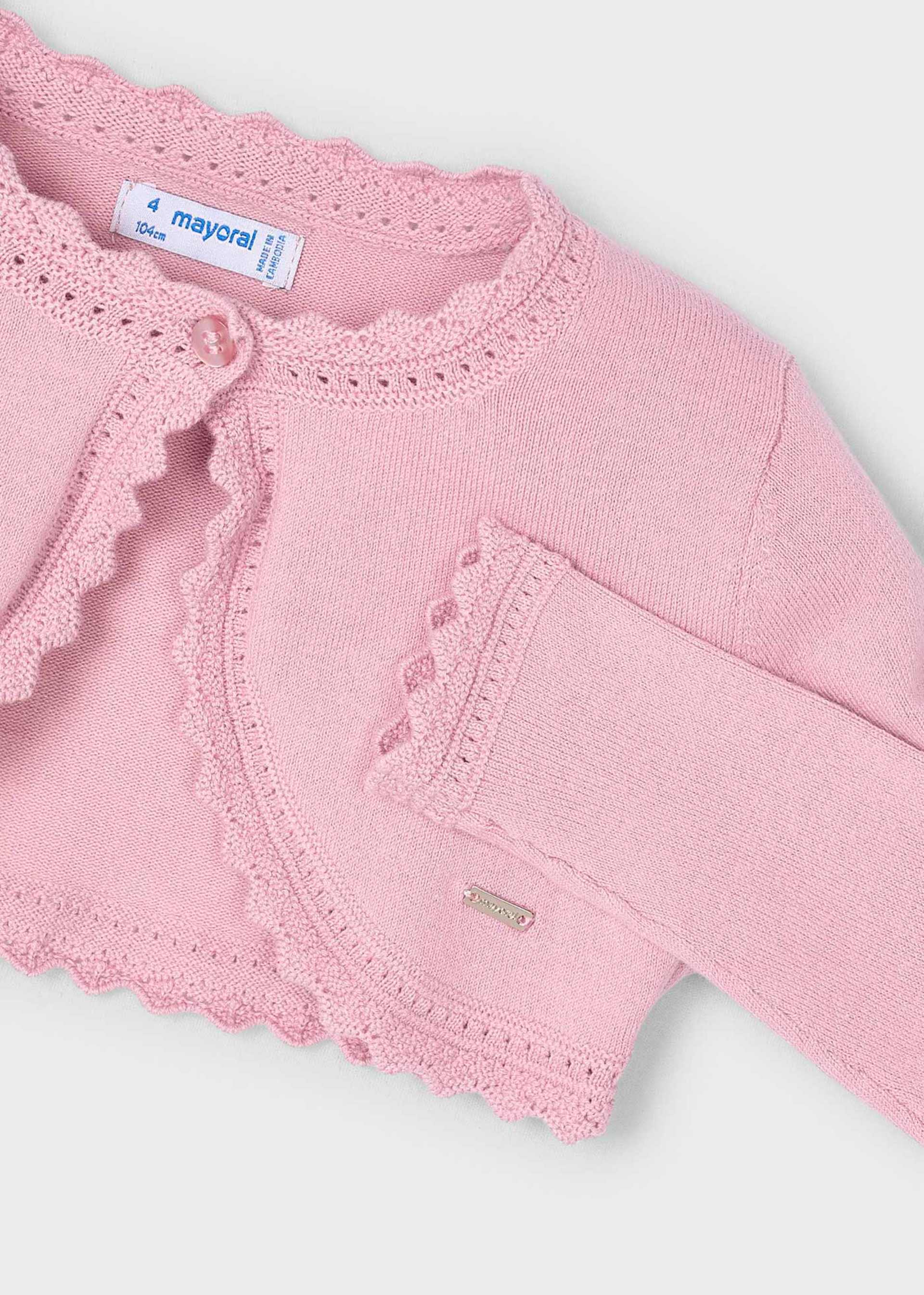 Cardigan basic tricot fetita Cardigan basic tricot fetita