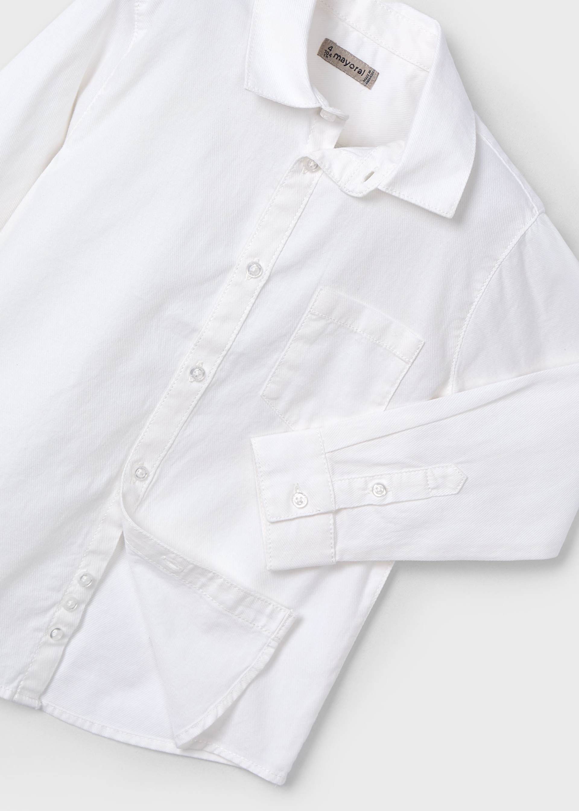 Camicia manica lunga basica bambino Camicia manica lunga basica bambino