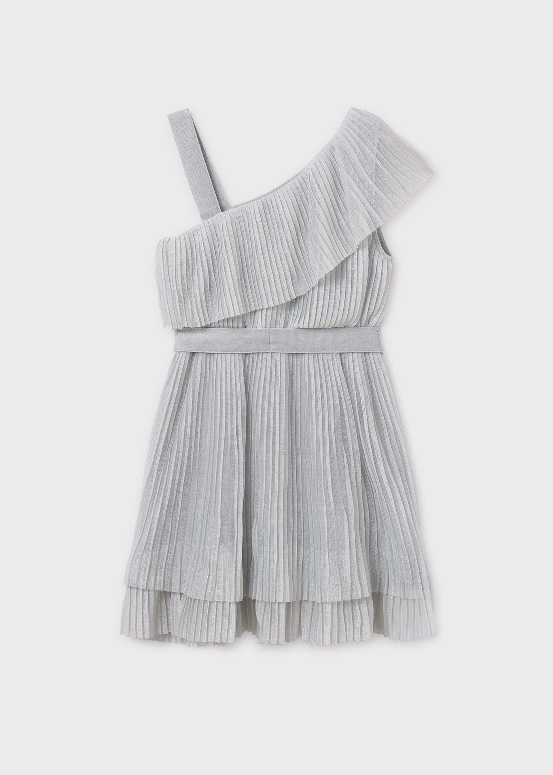Rochie asimetrica plisata fata Rochie asimetrica plisata fata