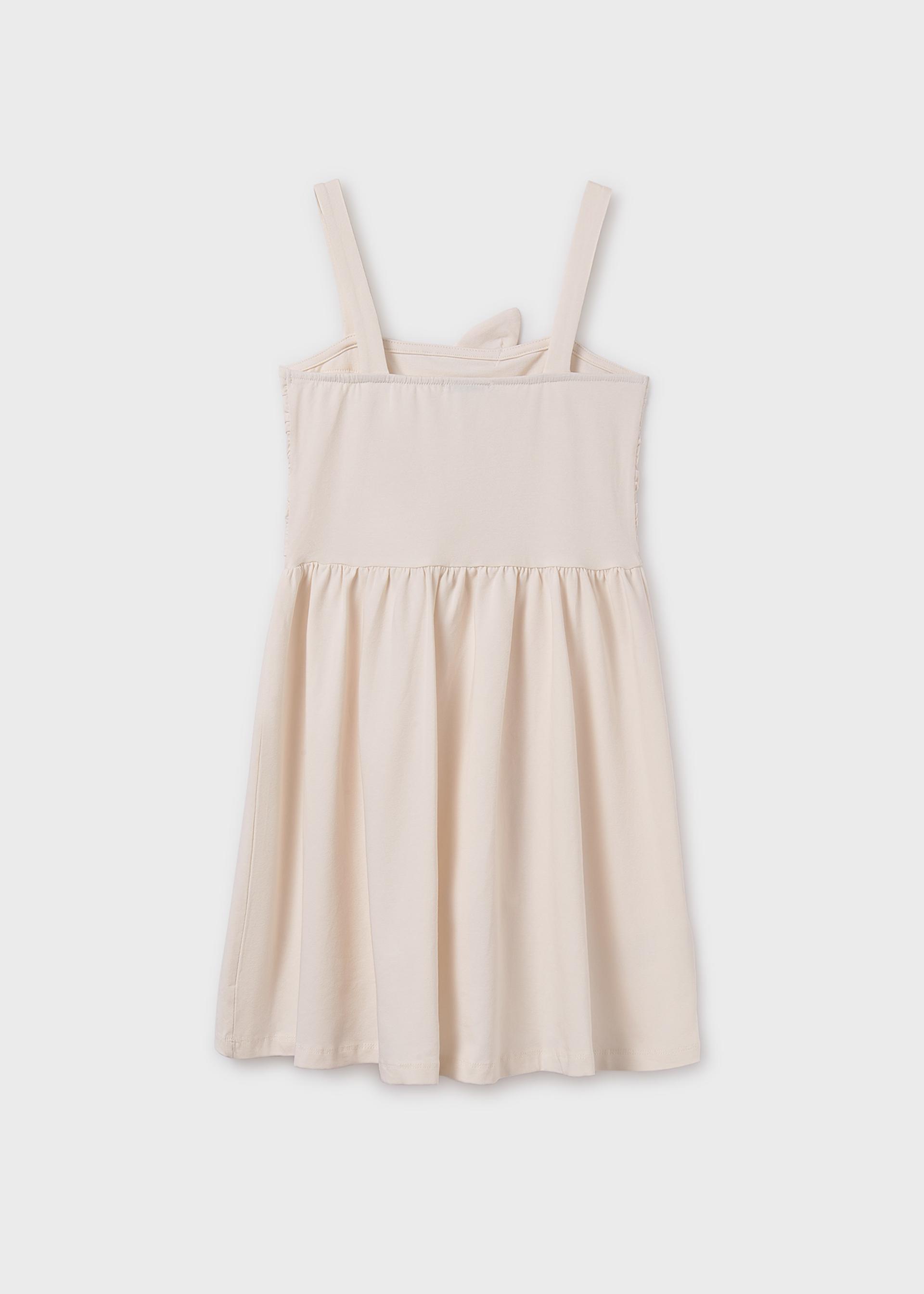 Vestito bretelle fiore ragazza