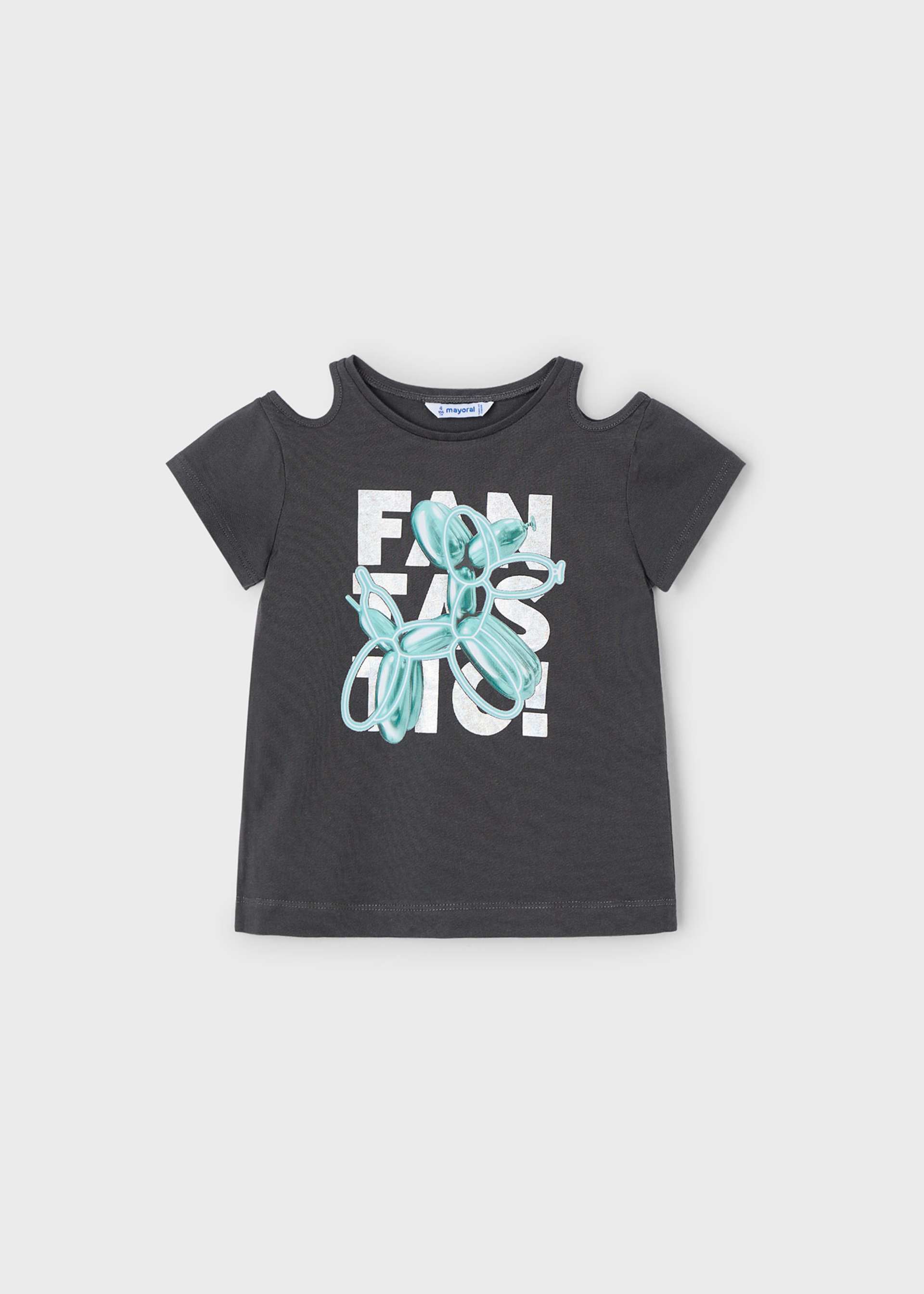 Tricou cu deschidere balon fetita