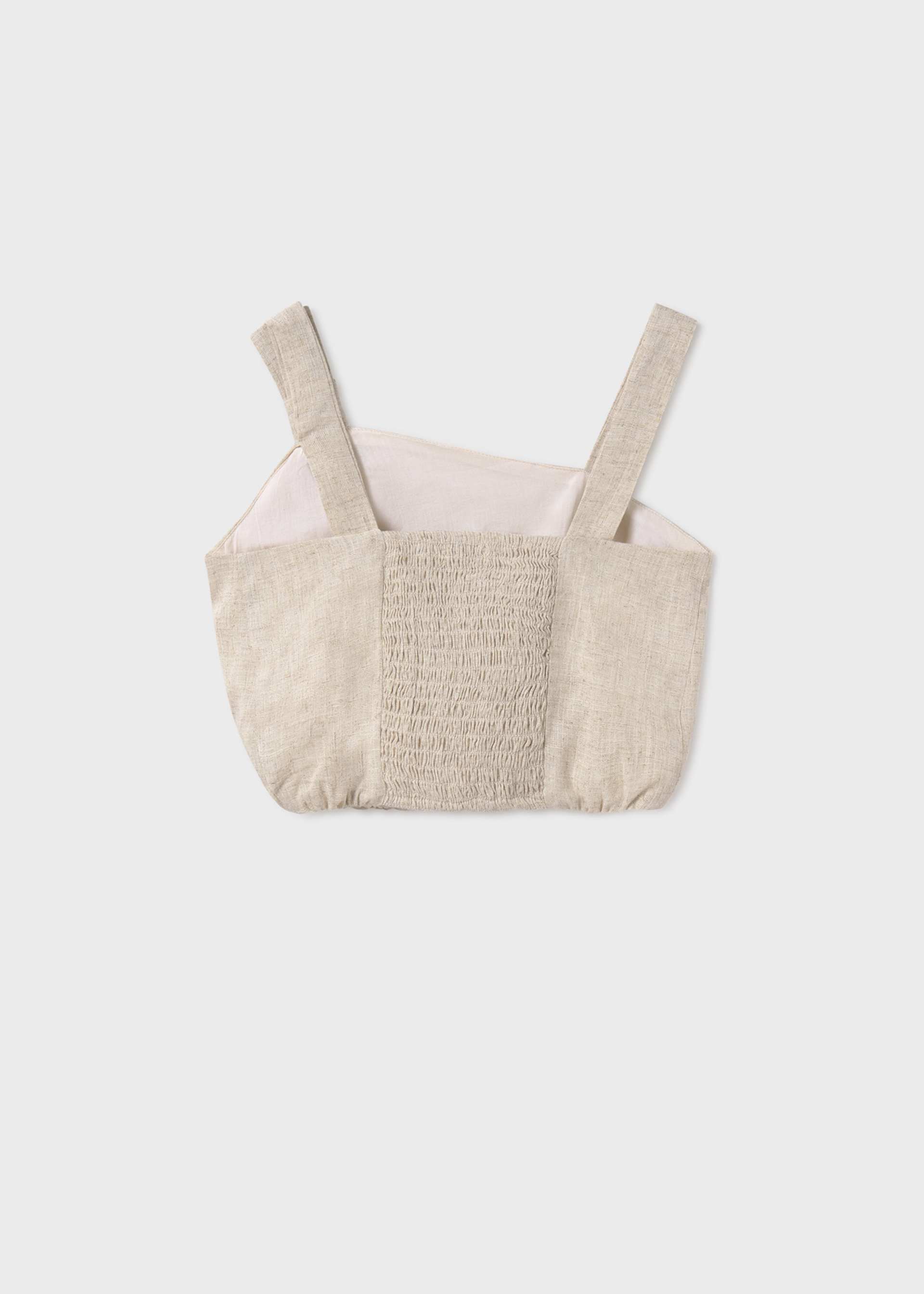 Girl asymmetric bow top