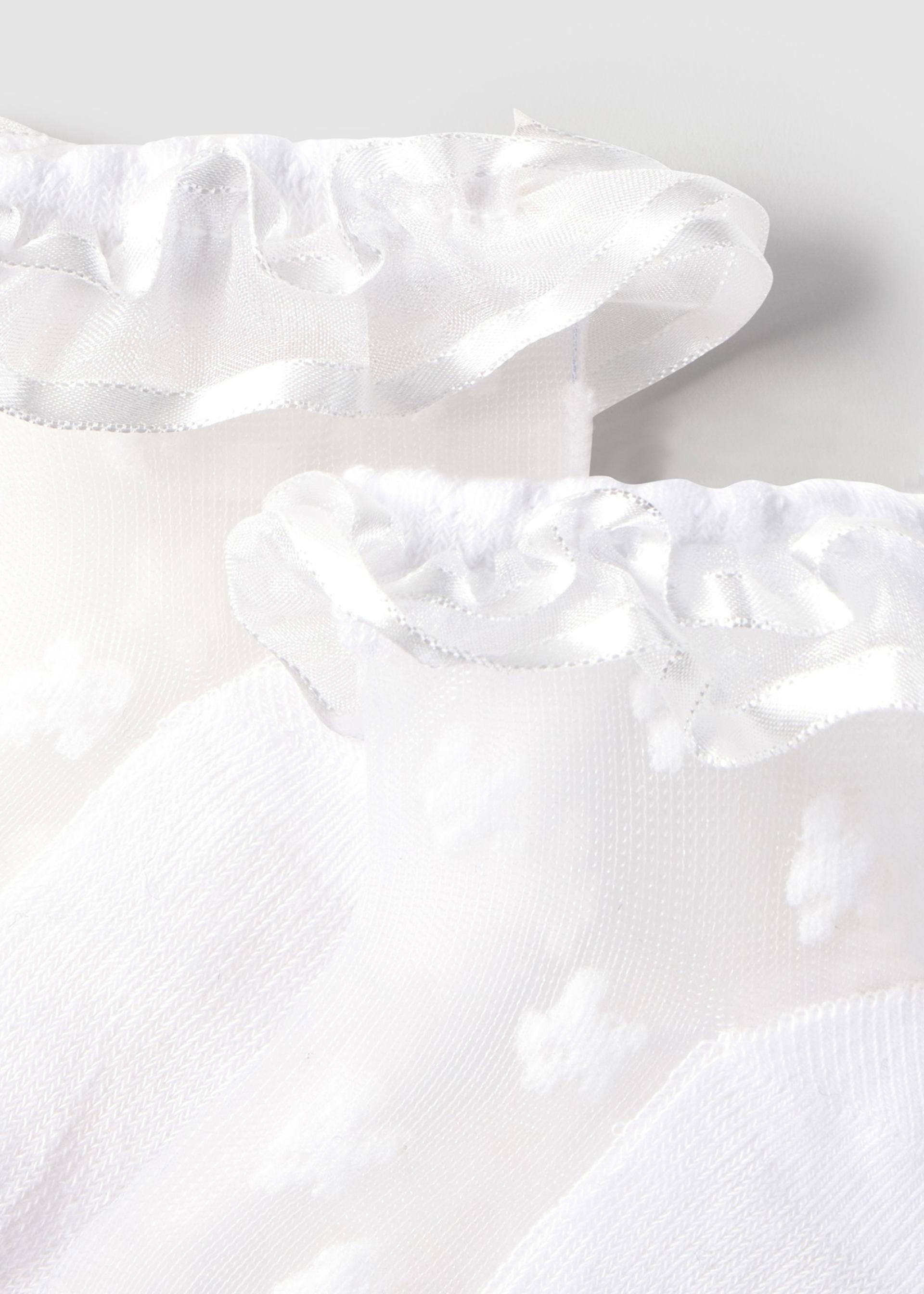 Newborn girl floral socks