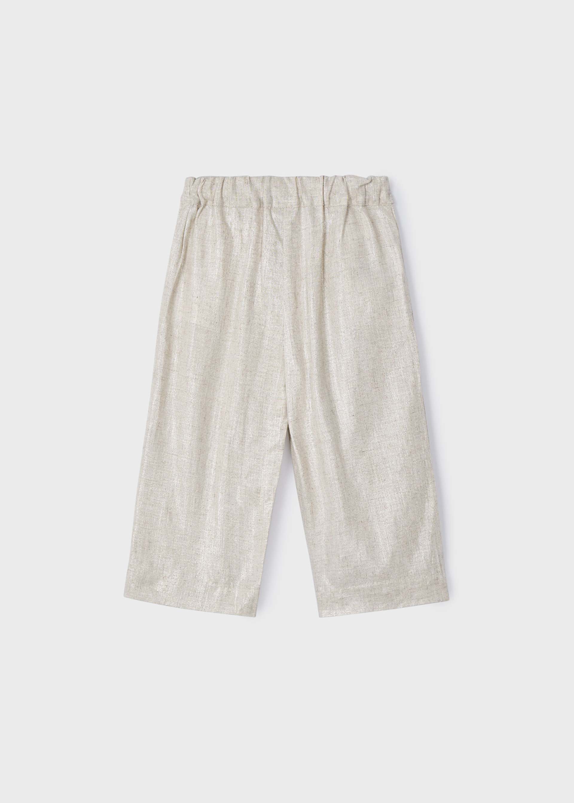 Pantaloni fluid cu in fetita Pantaloni fluid cu in fetita