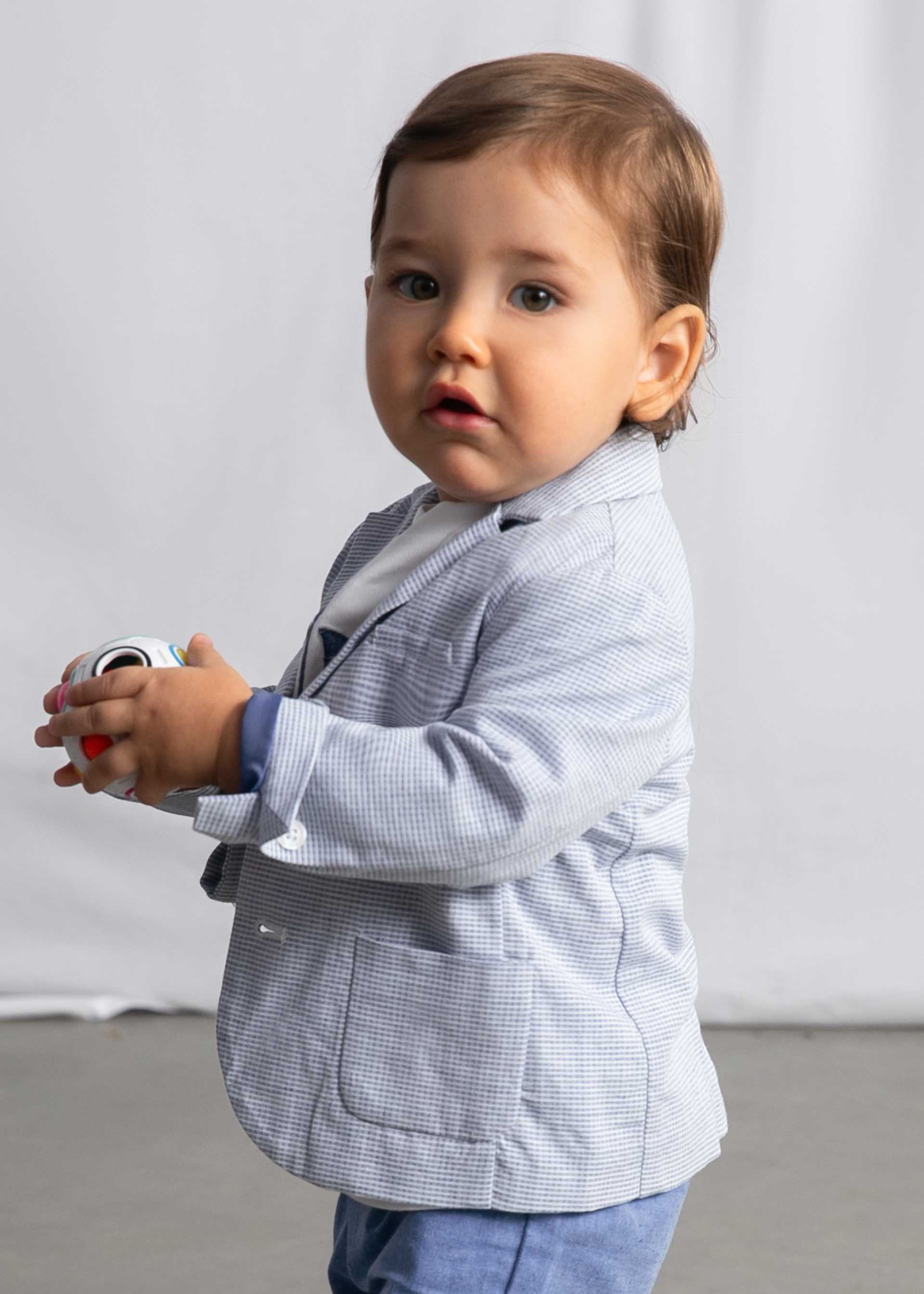 Blazer mit Leinenanteil Baby