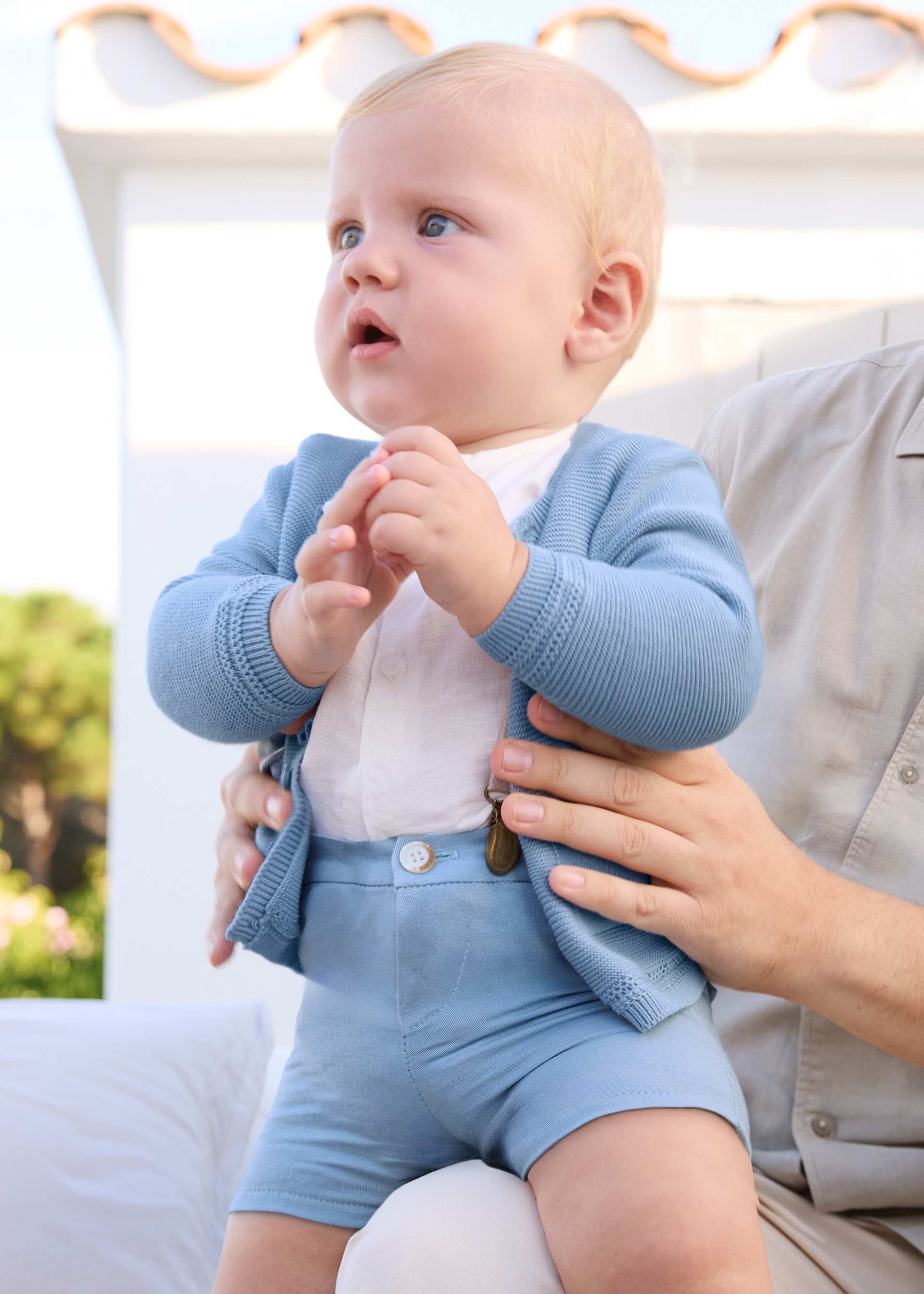 Jacheta tip cardigan nou-nascut