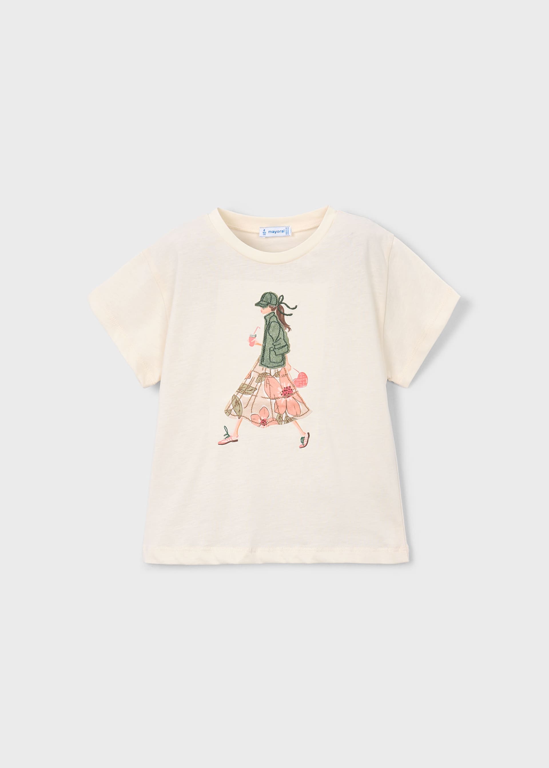 Playera gráfica niña