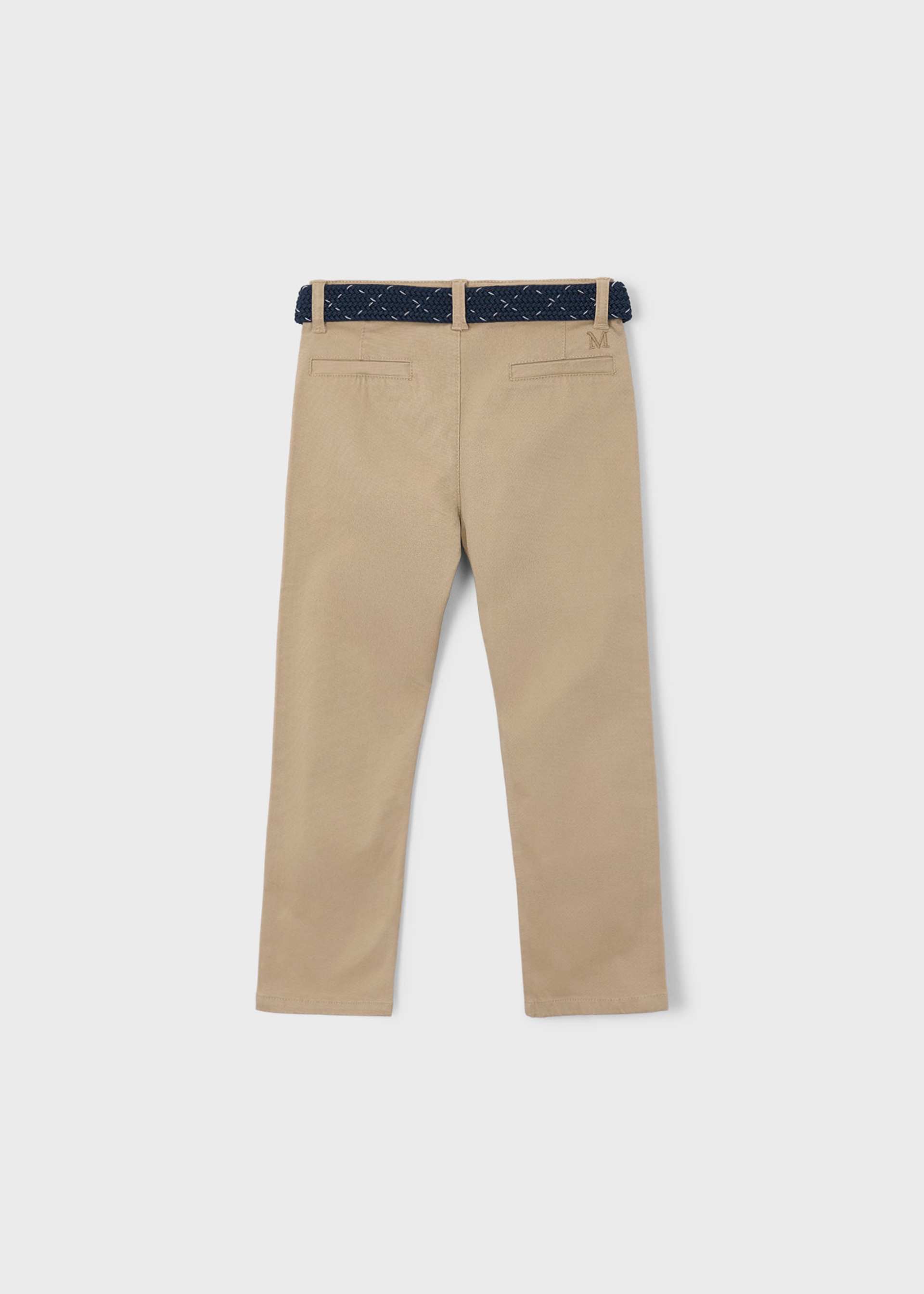 Pantalone lungo piqué con cinta bambino