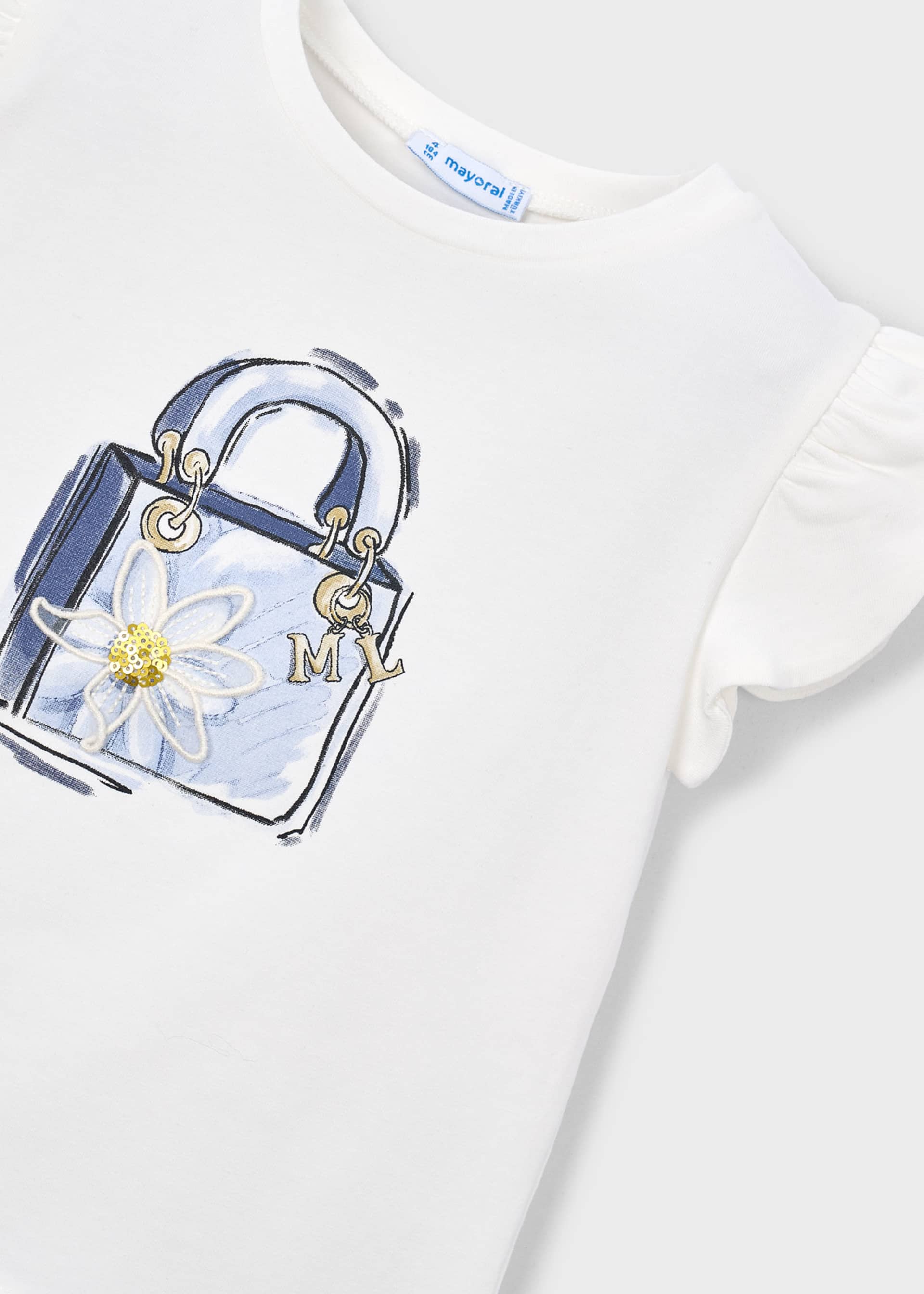 Girl Silkscreen Print T-shirt