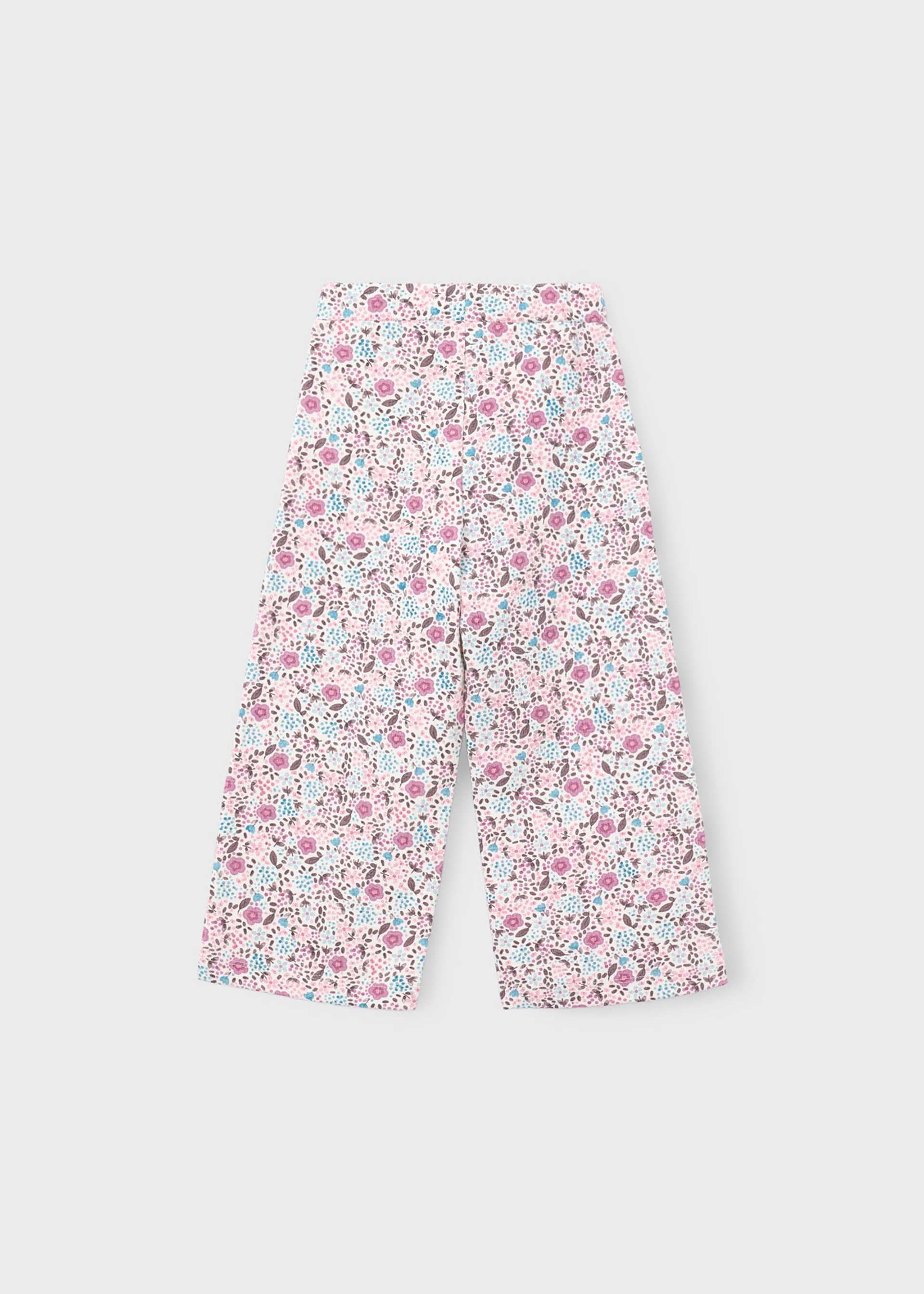 Pantalón estampado niña