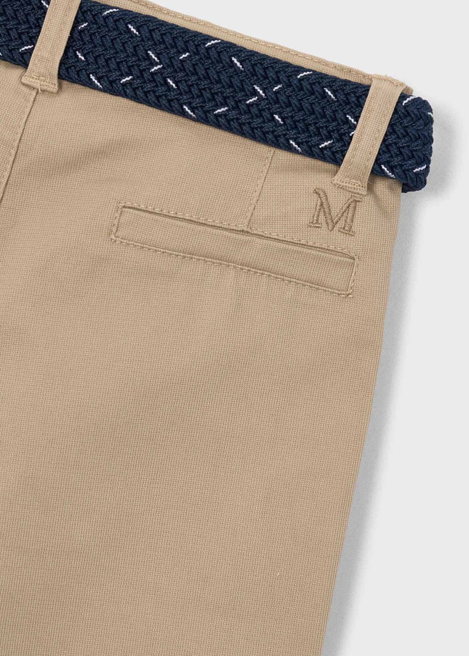 Pantalon piqué avec ceinture garçon
