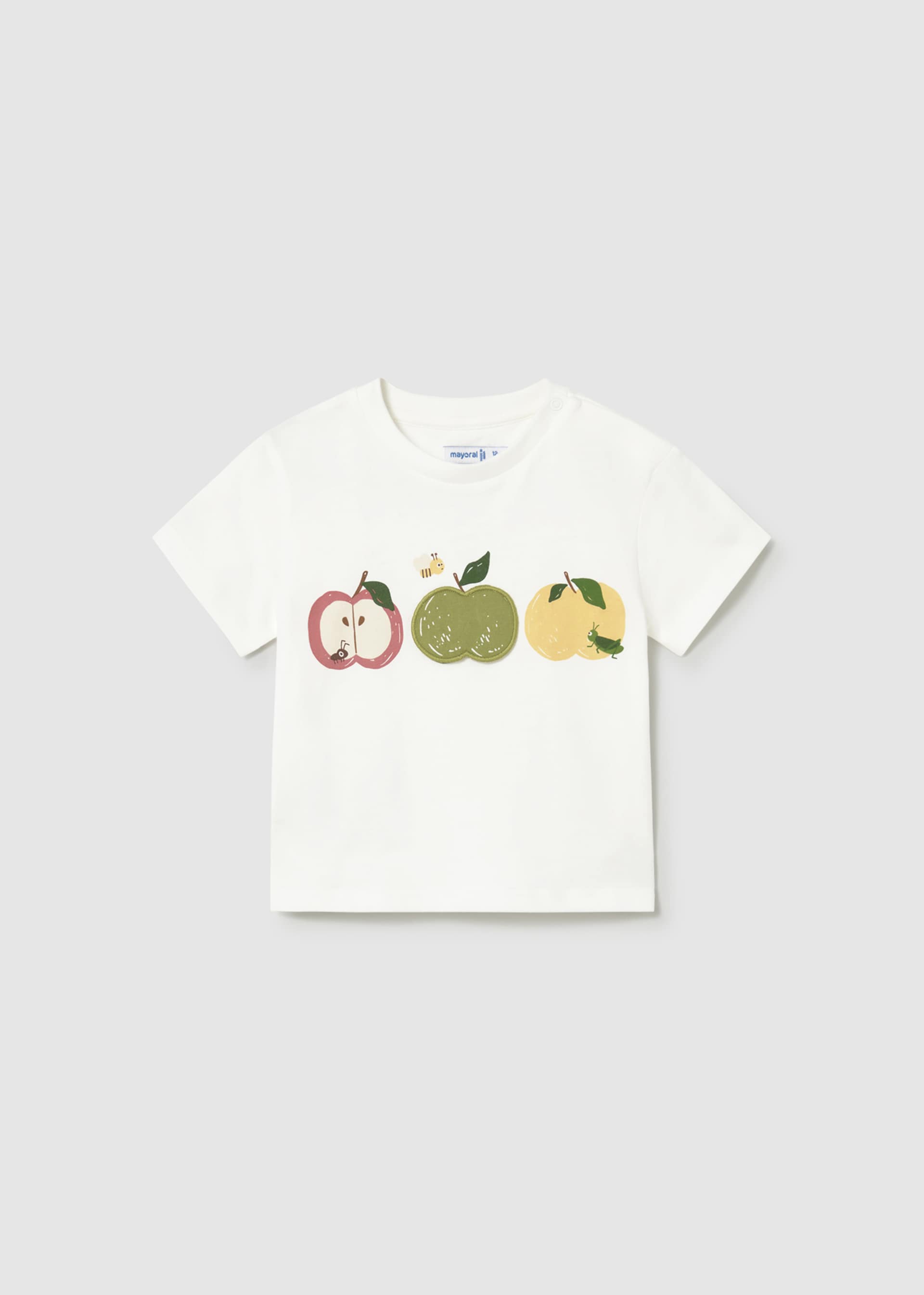 Camiseta manzanas bebé