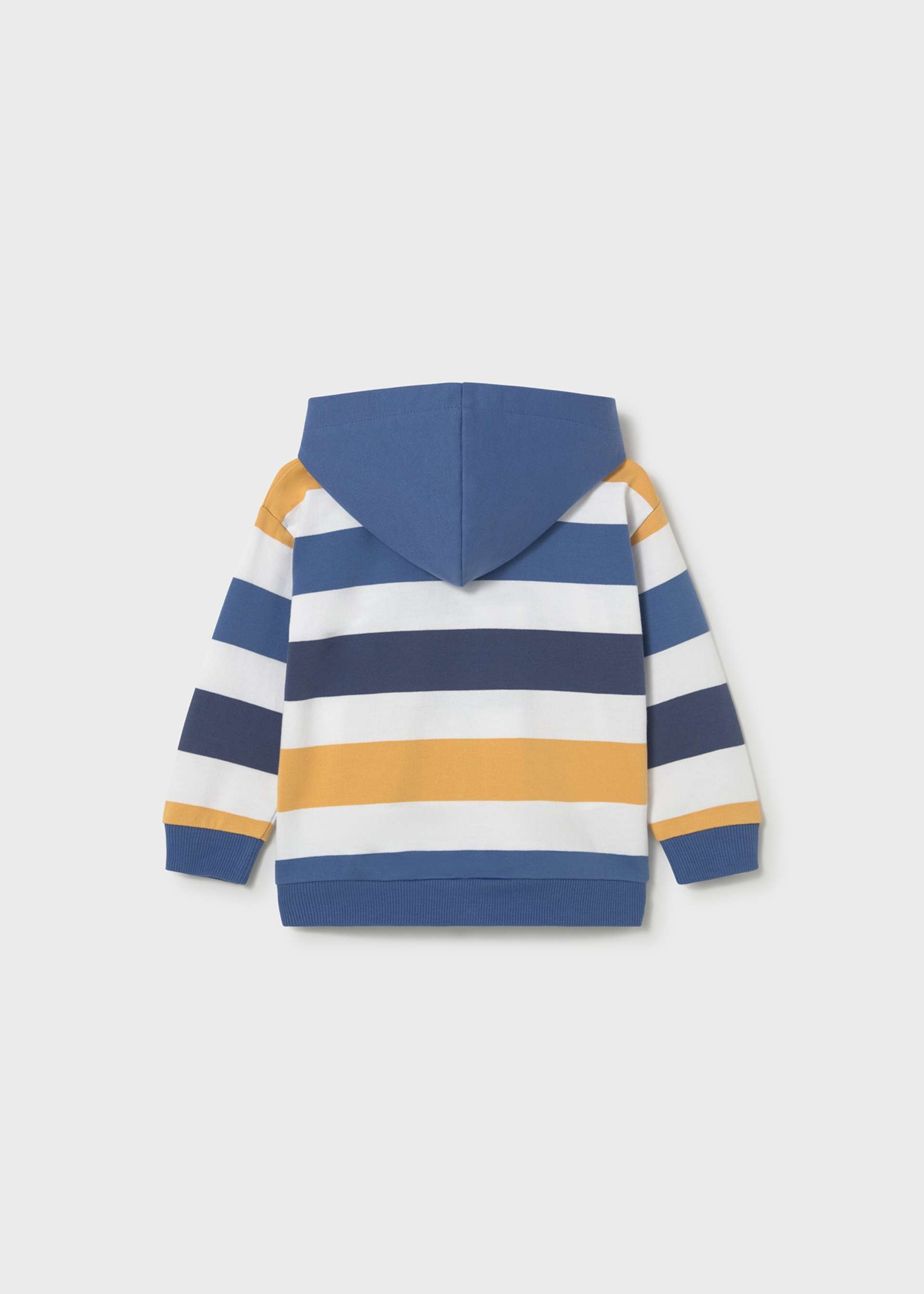 Sudadera cremallera bandas bebé