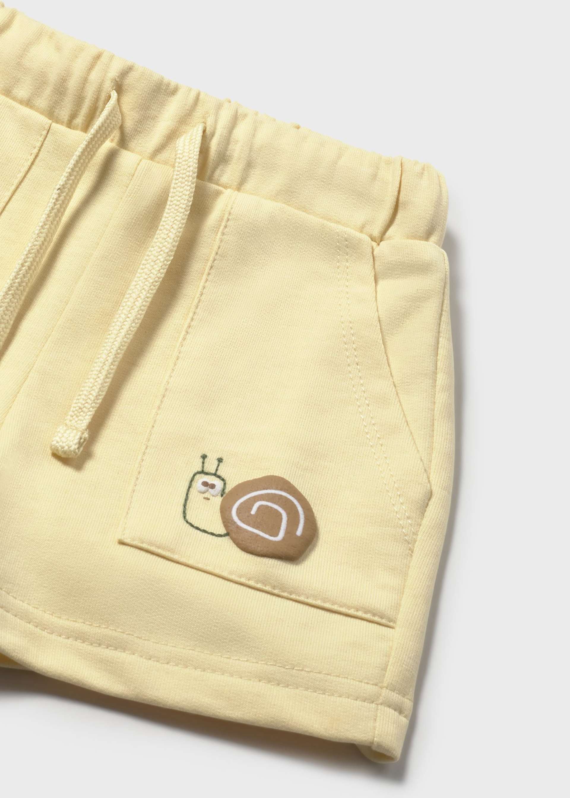 Bermuda de survêtement escargot bébé