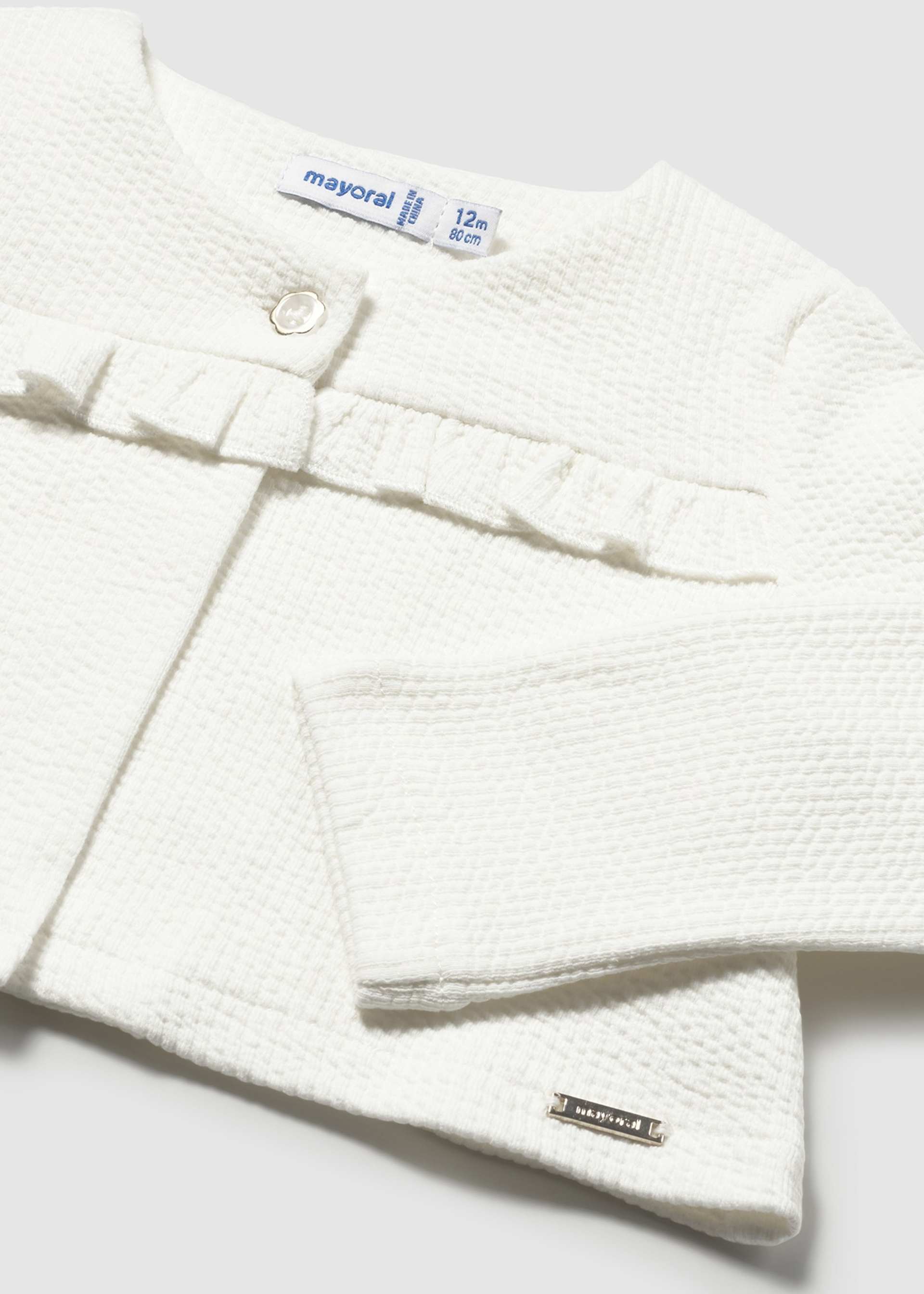 Cardigan en maille bébé