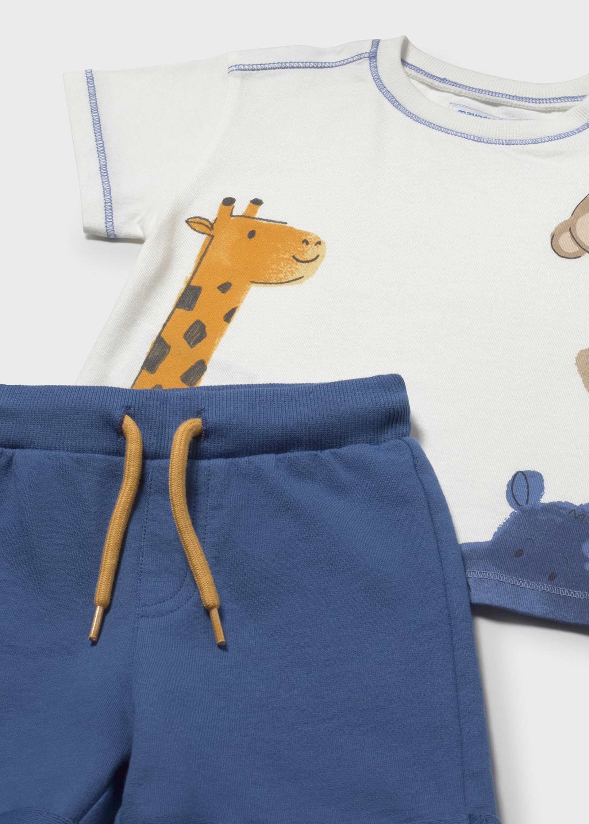 Ensemble 3 pièces de tricot imprimé bébé