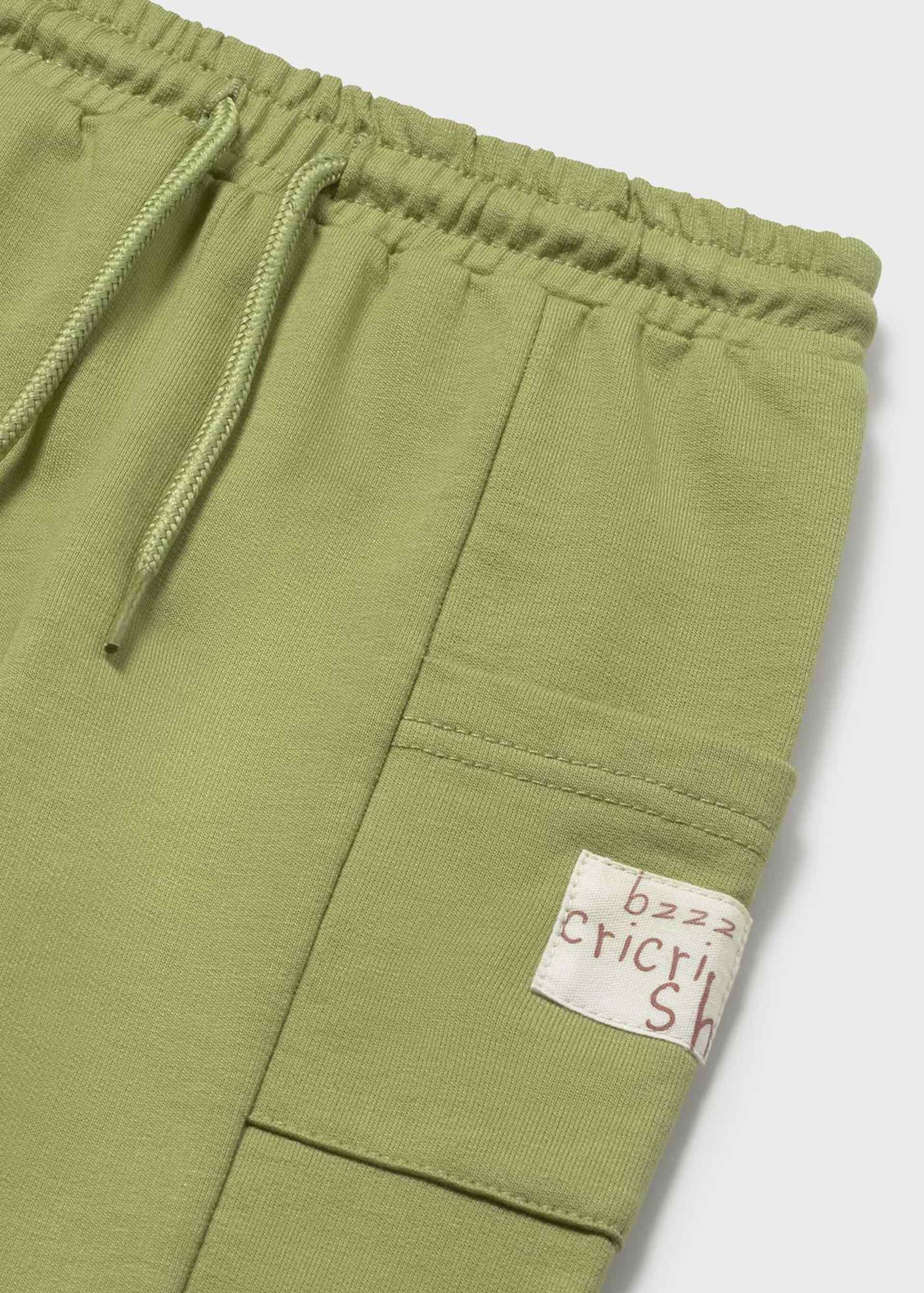 Baby fleece pants with pockets
