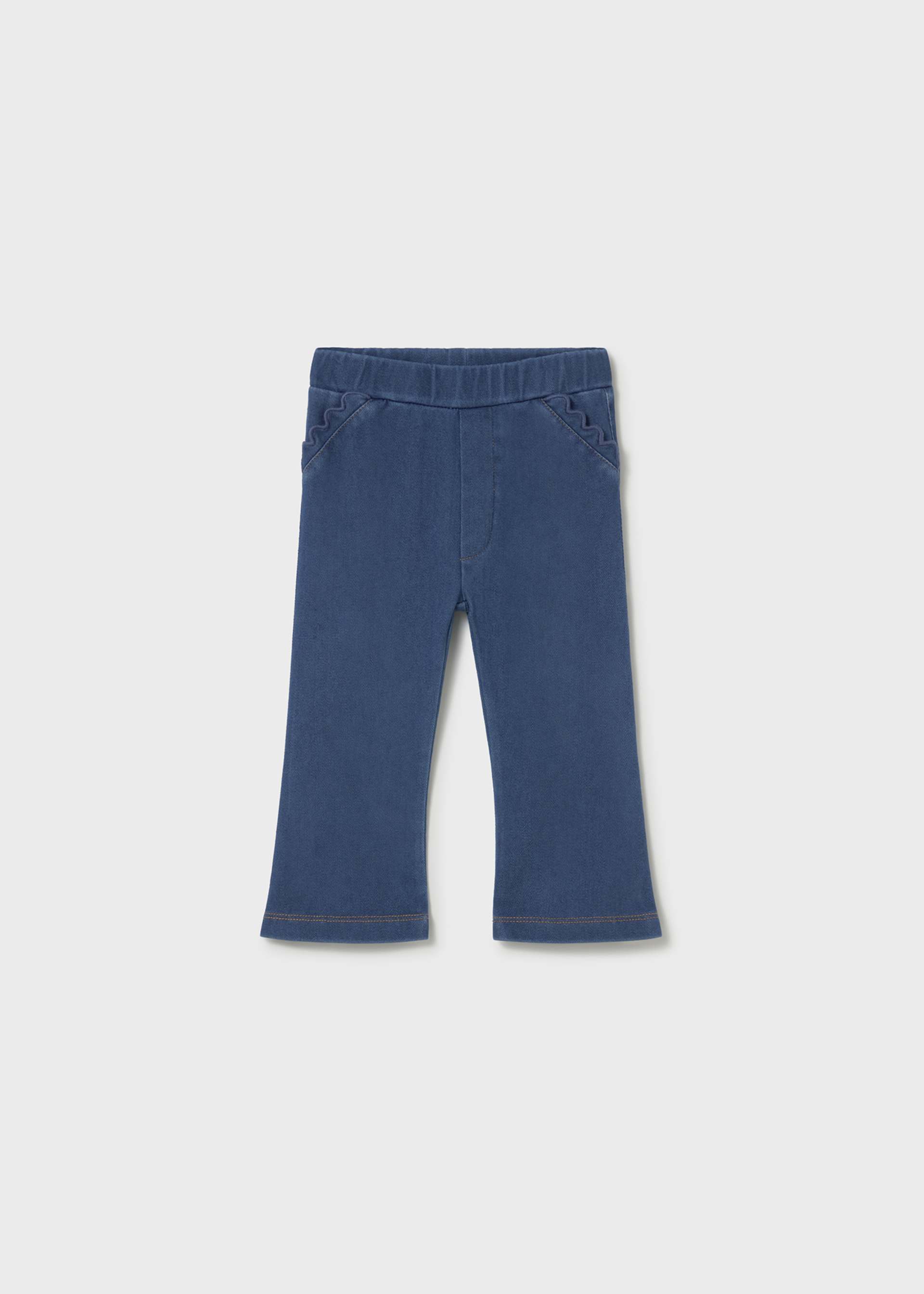 Leggings flare en denim bébé
