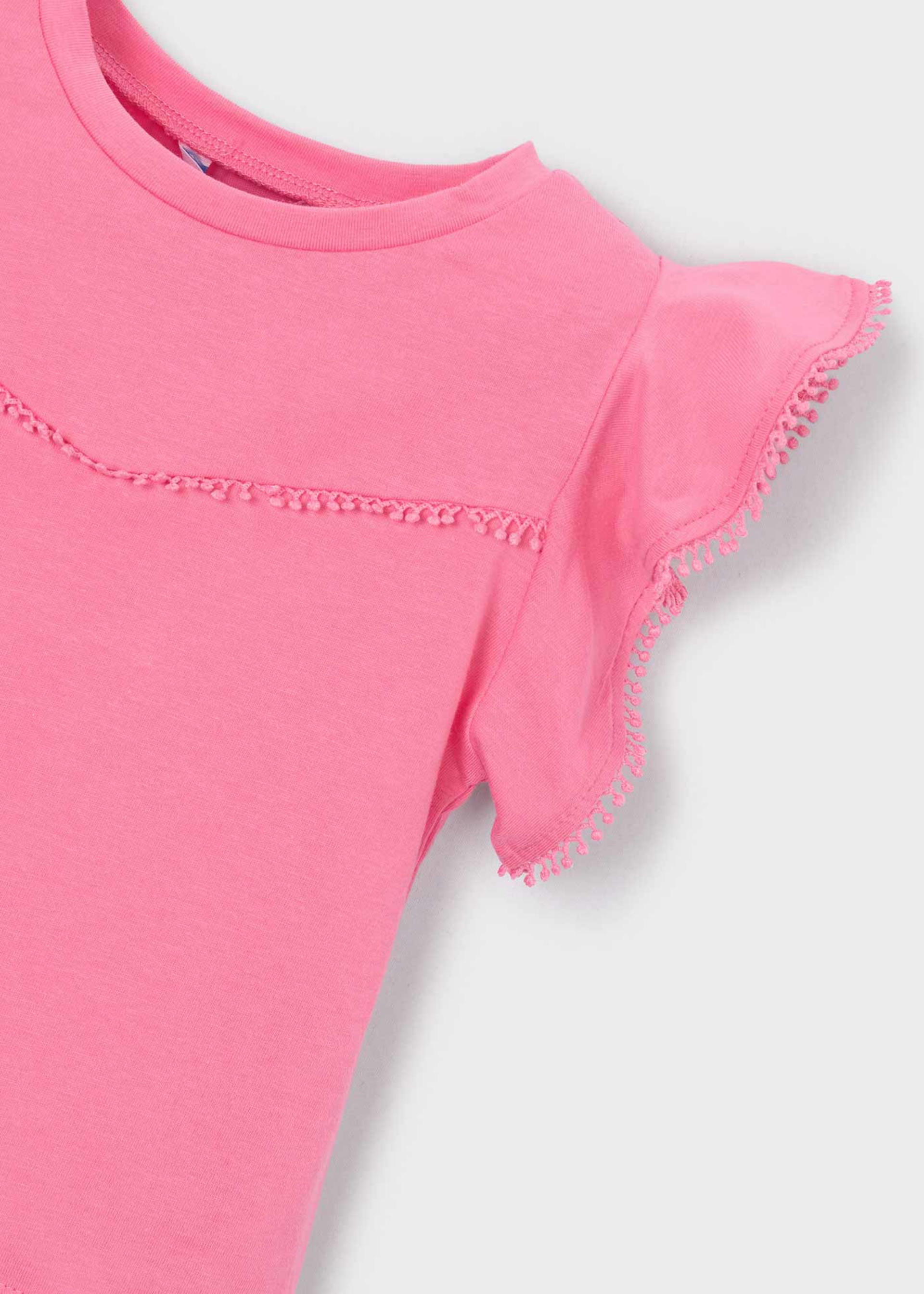 T-Shirt Rüschen Mädchen