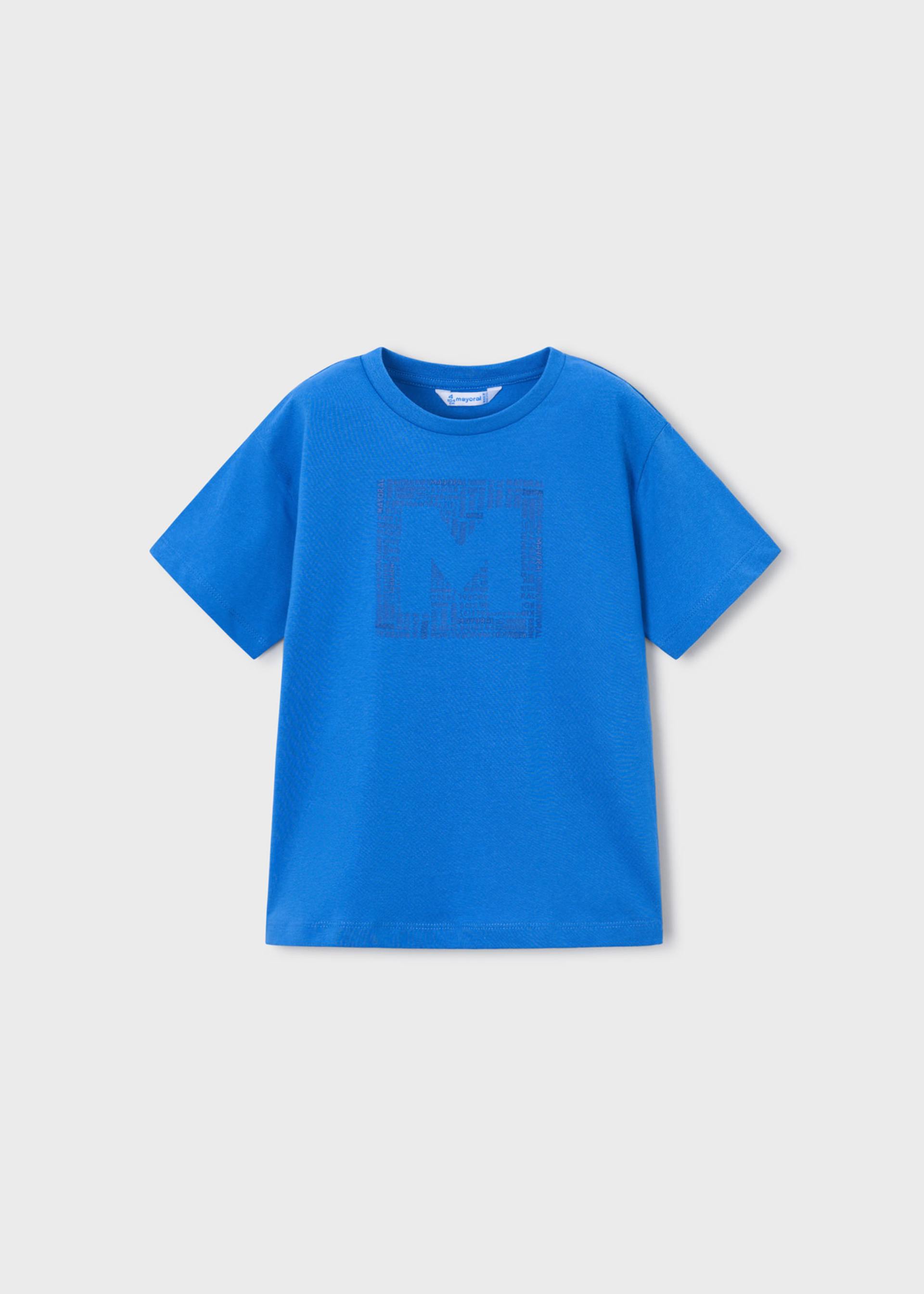 Playera básica letra niño