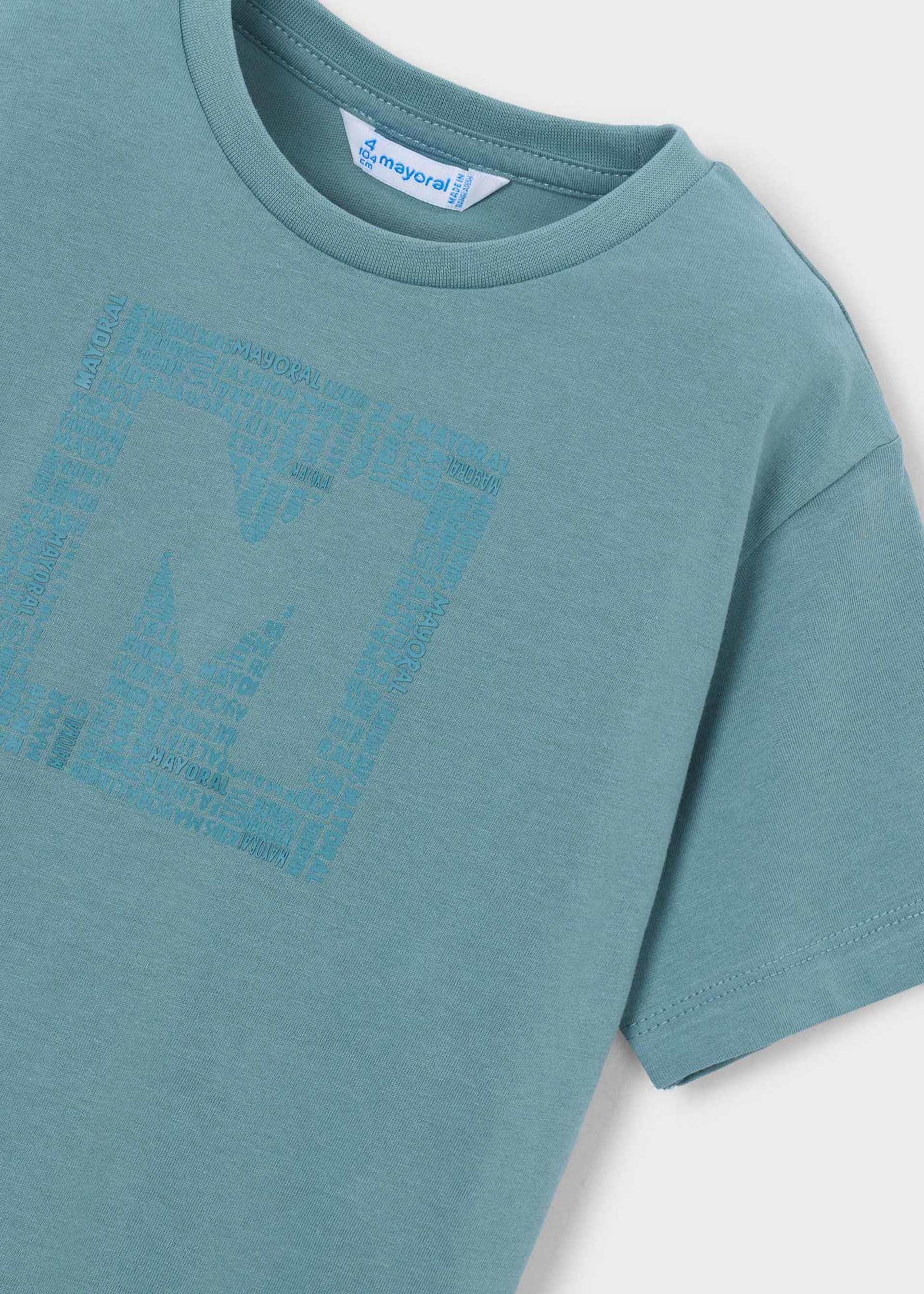 T-shirt basique lettre garçon