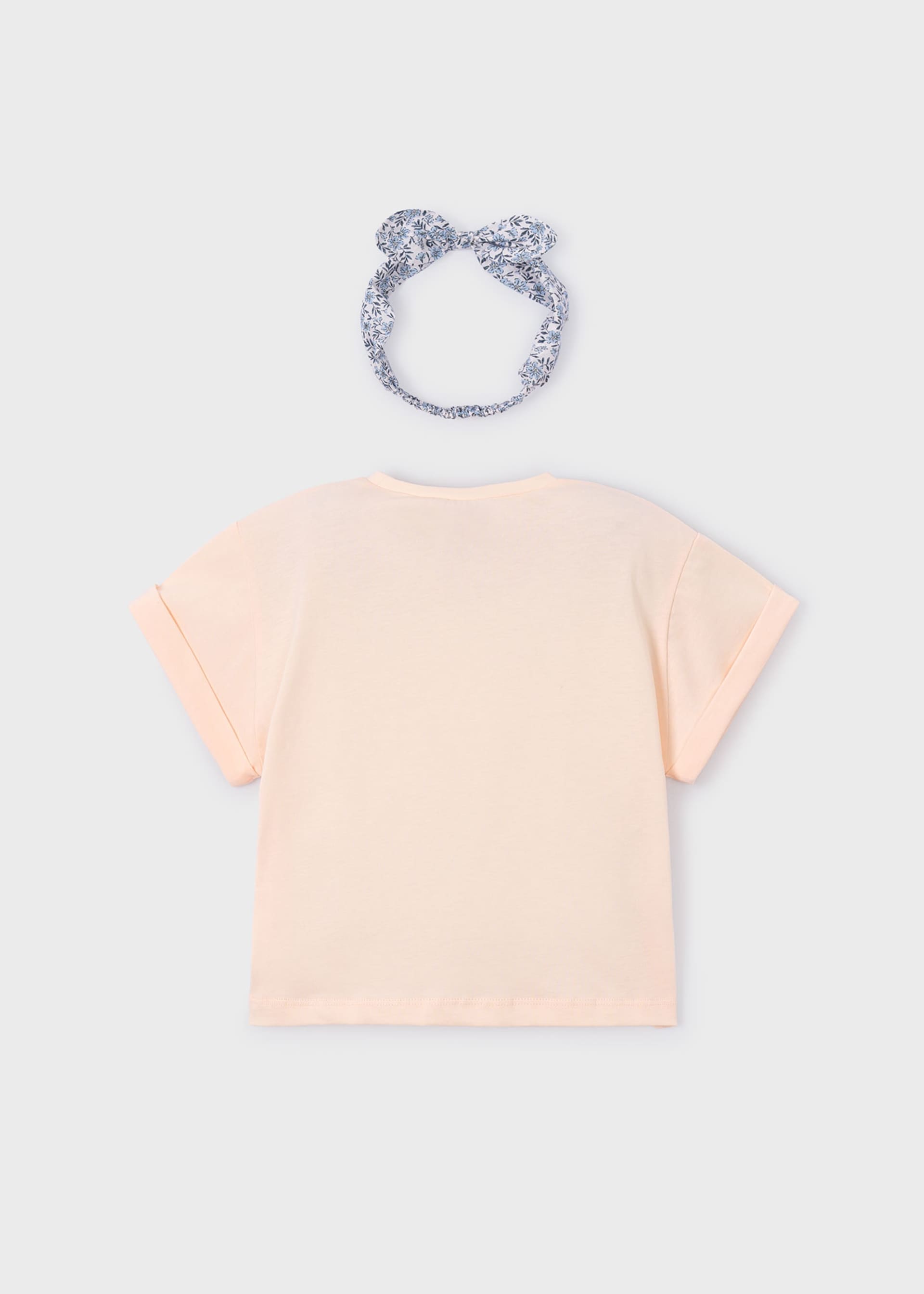 Tricou cu elastic de par fetita