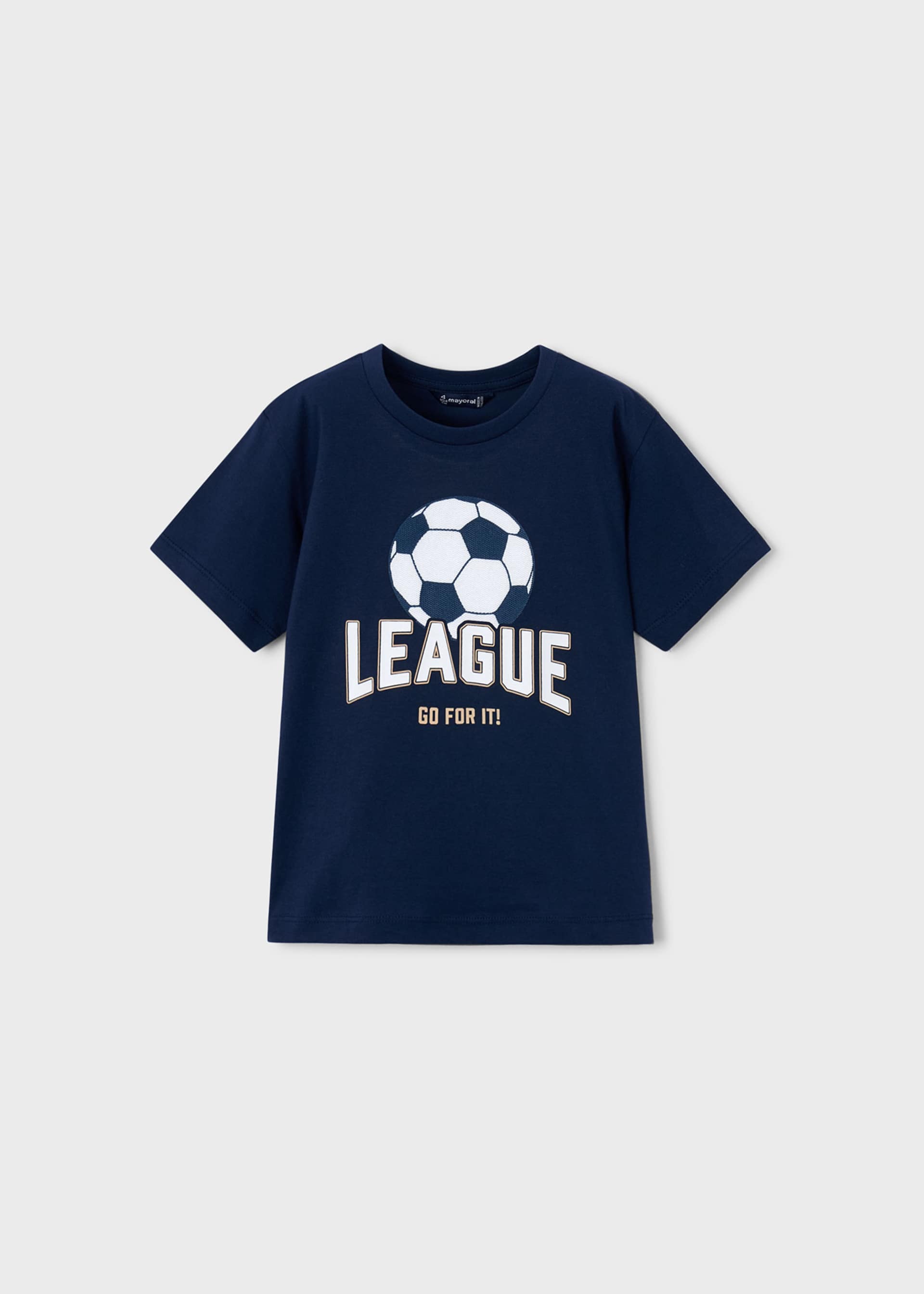 Print football t-shirt boy