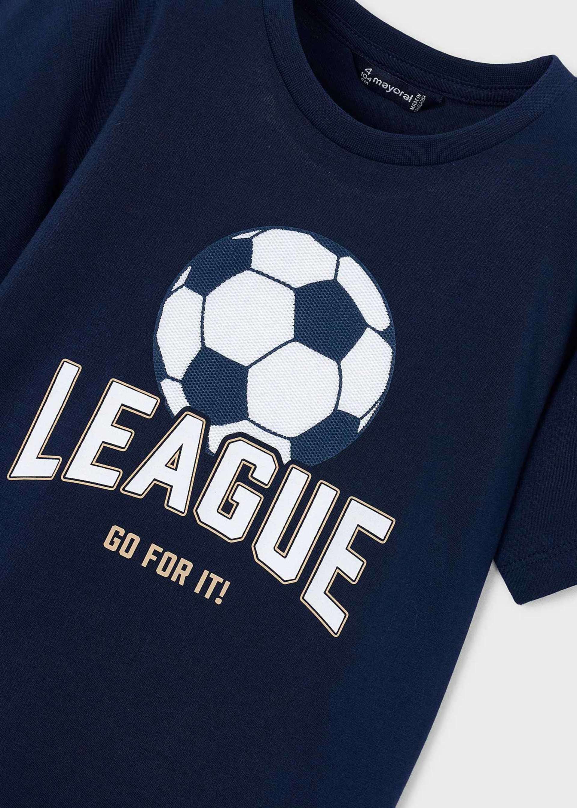 T-Shirt Fußball-Logo Jungen