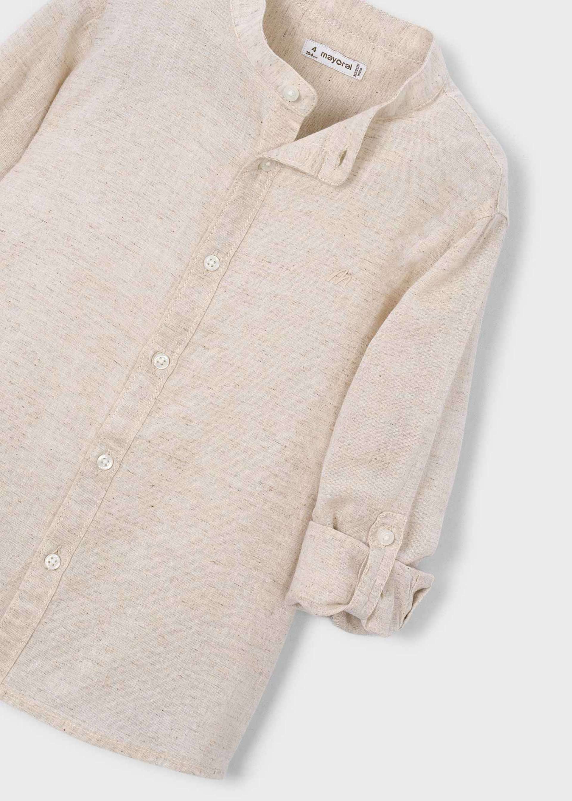 Boy Linen Long Sleeve Shirt