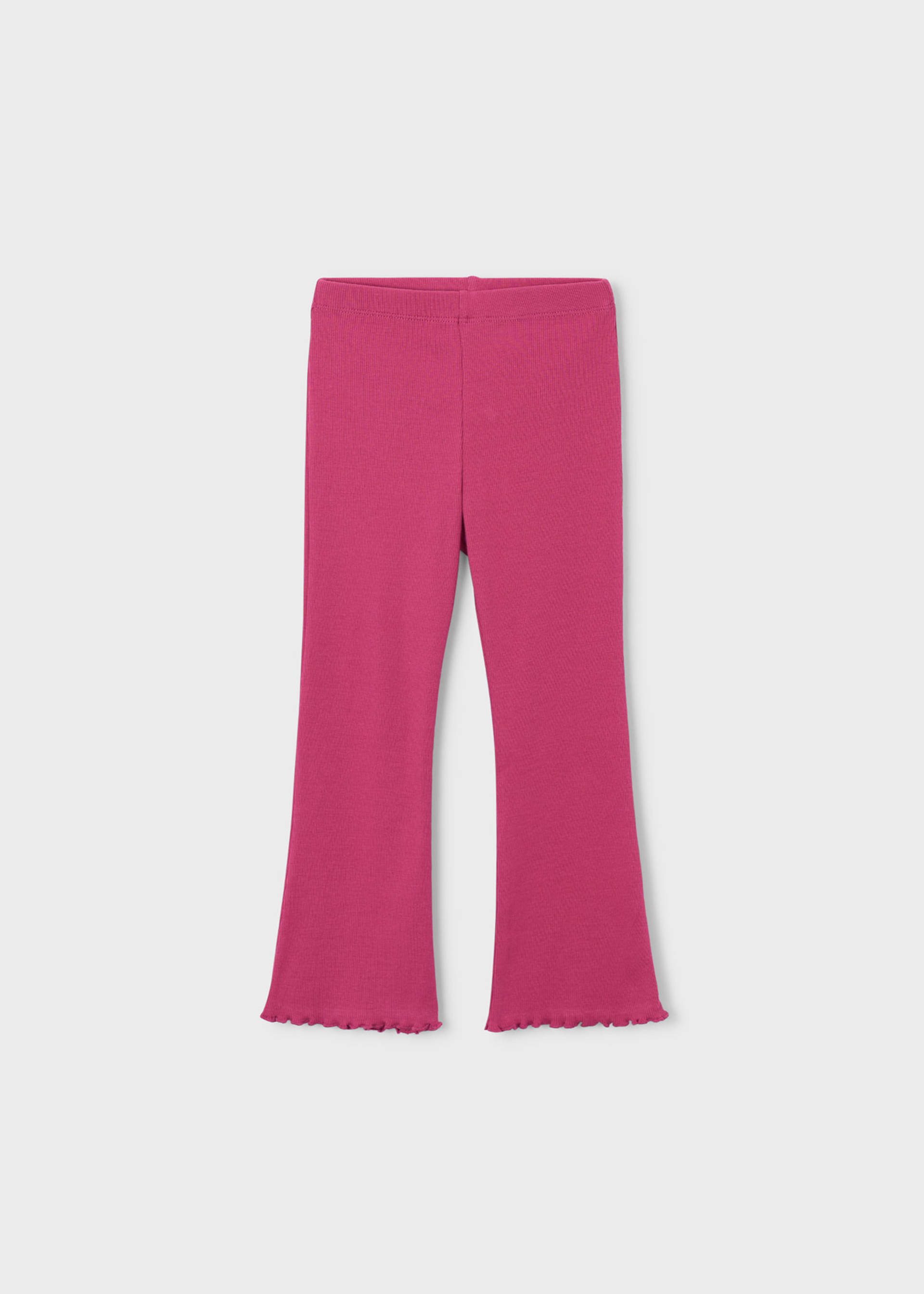 Leggings flare canalé niña