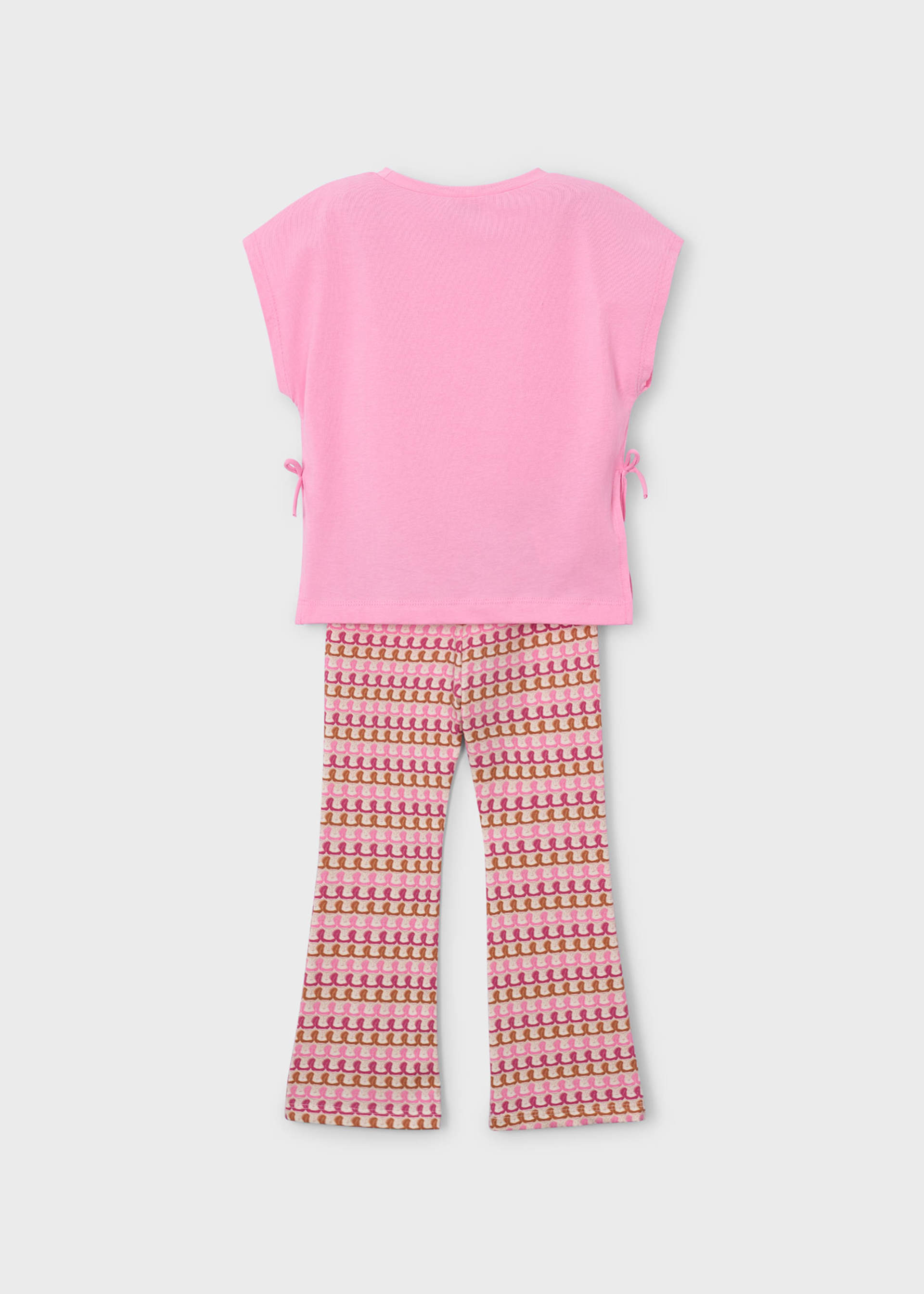 Completo leggings flare e maglietta bambina