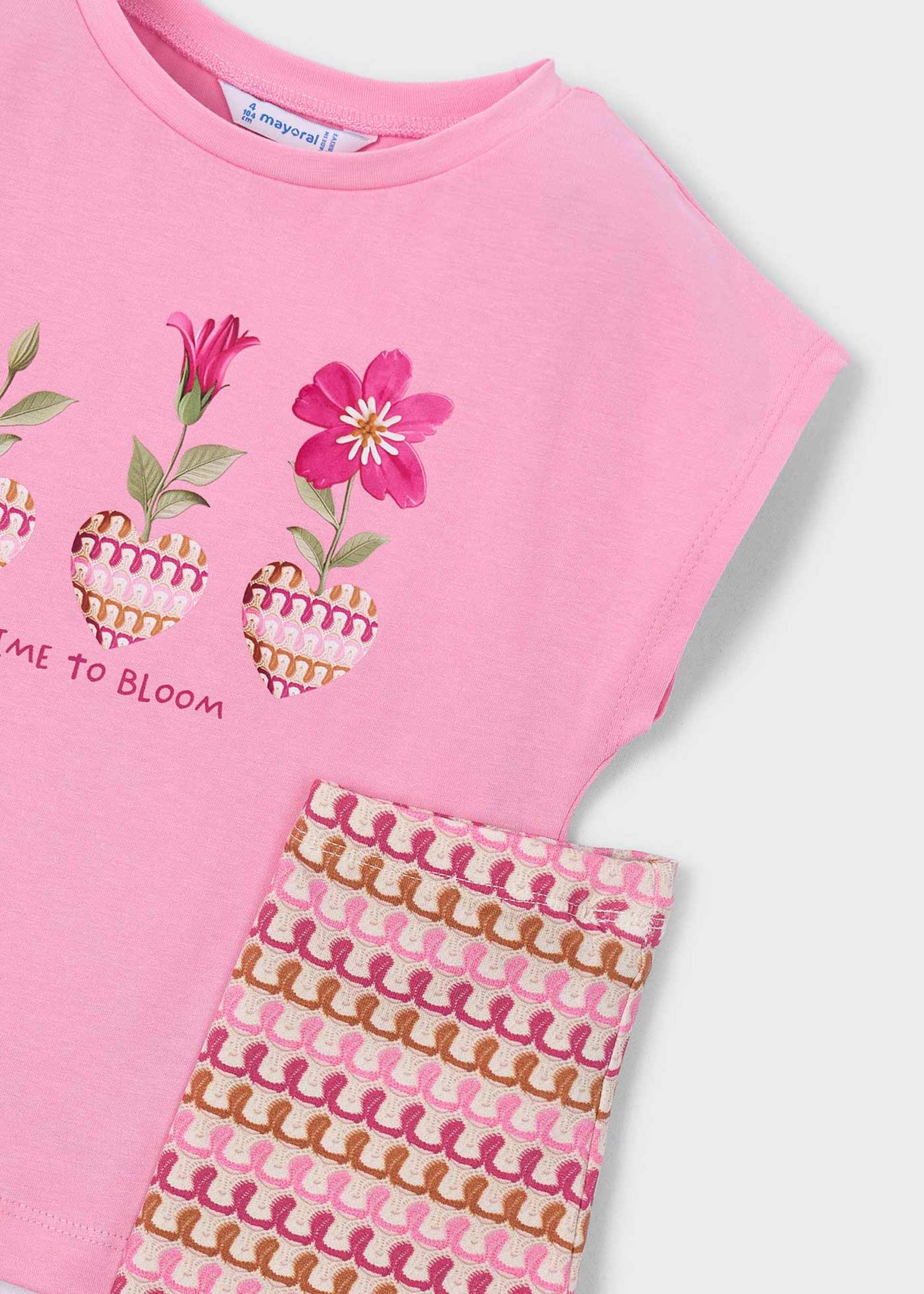 Girl Flare Leggings and T-shirt Set