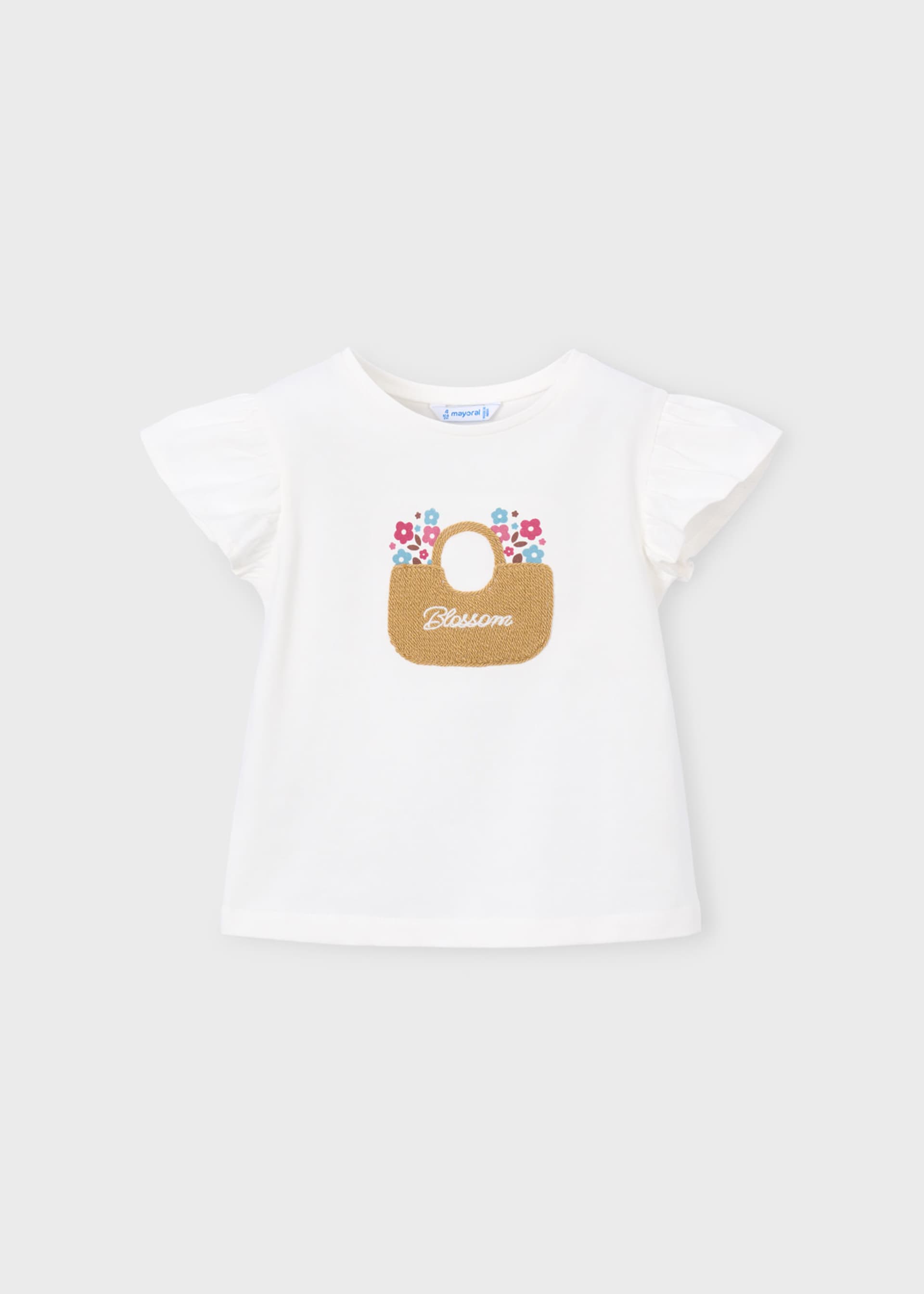 Camiseta aplique niña