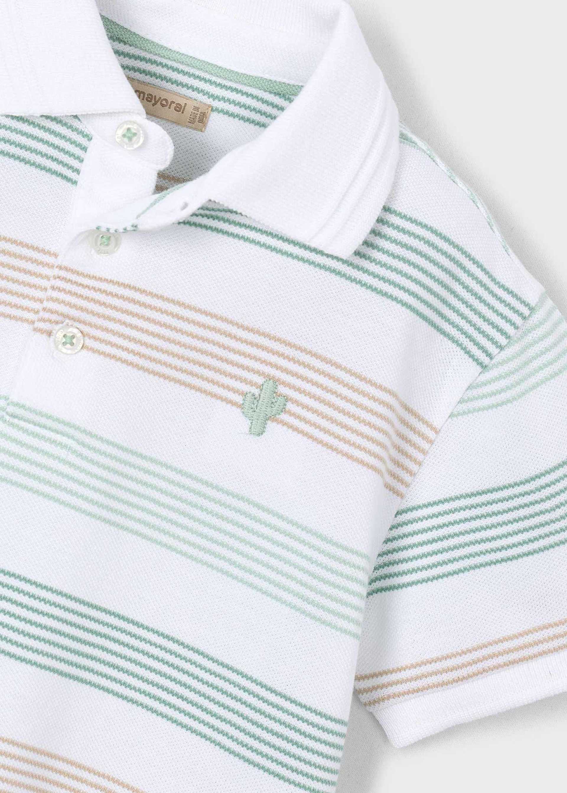 Poloshirt gestreift Kaktus Jungen