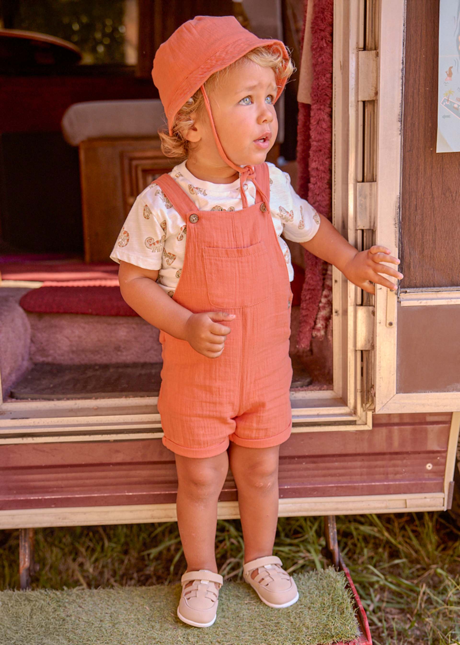 3-piece dungaree set baby