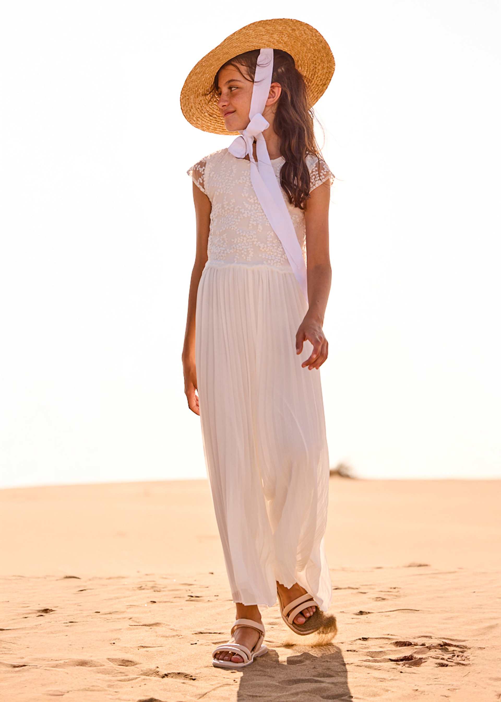 Girl Pleated Jumpsuit