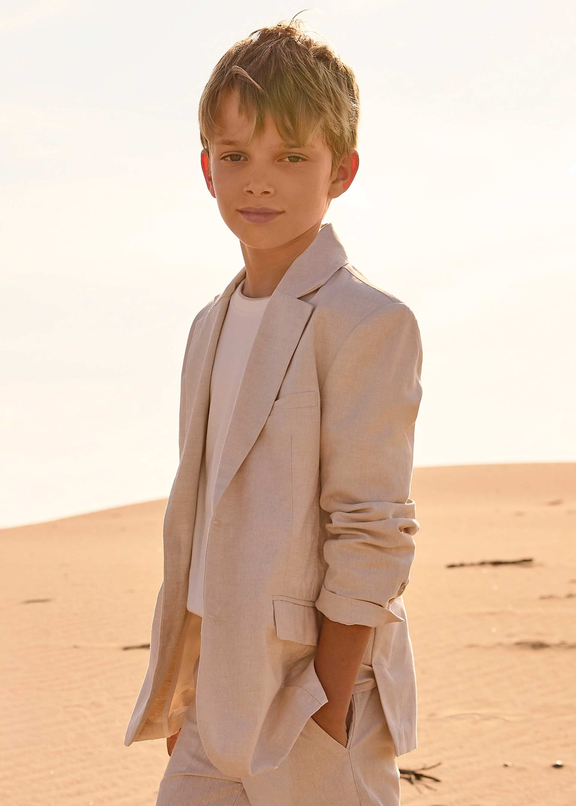 Boy Linen Blazer