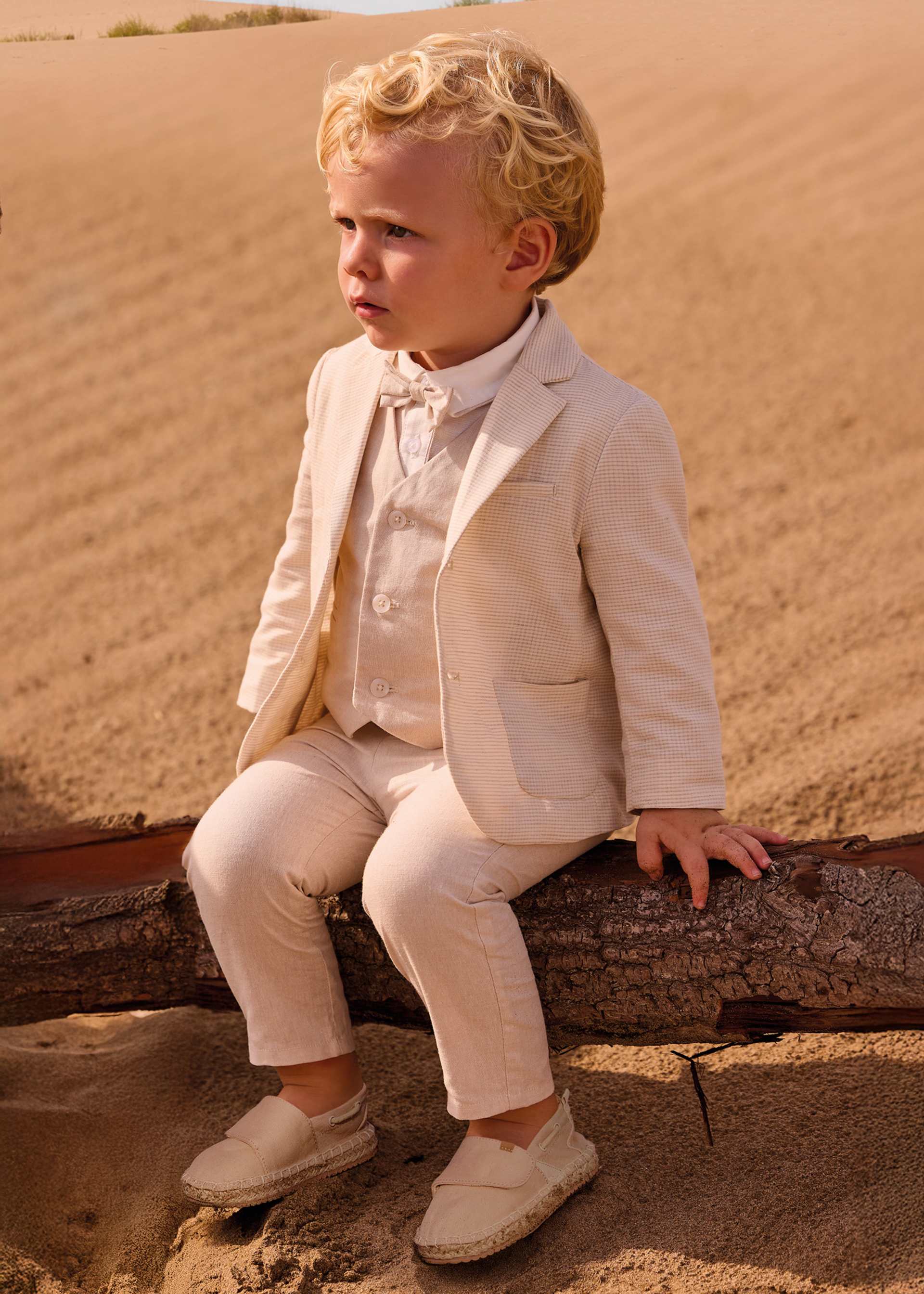 Pantalon en lin bébé