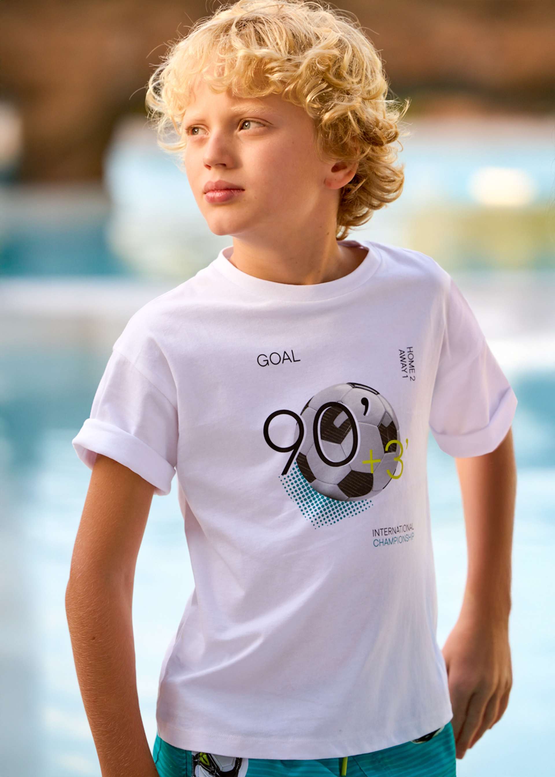 T-shirt estampada rapaz