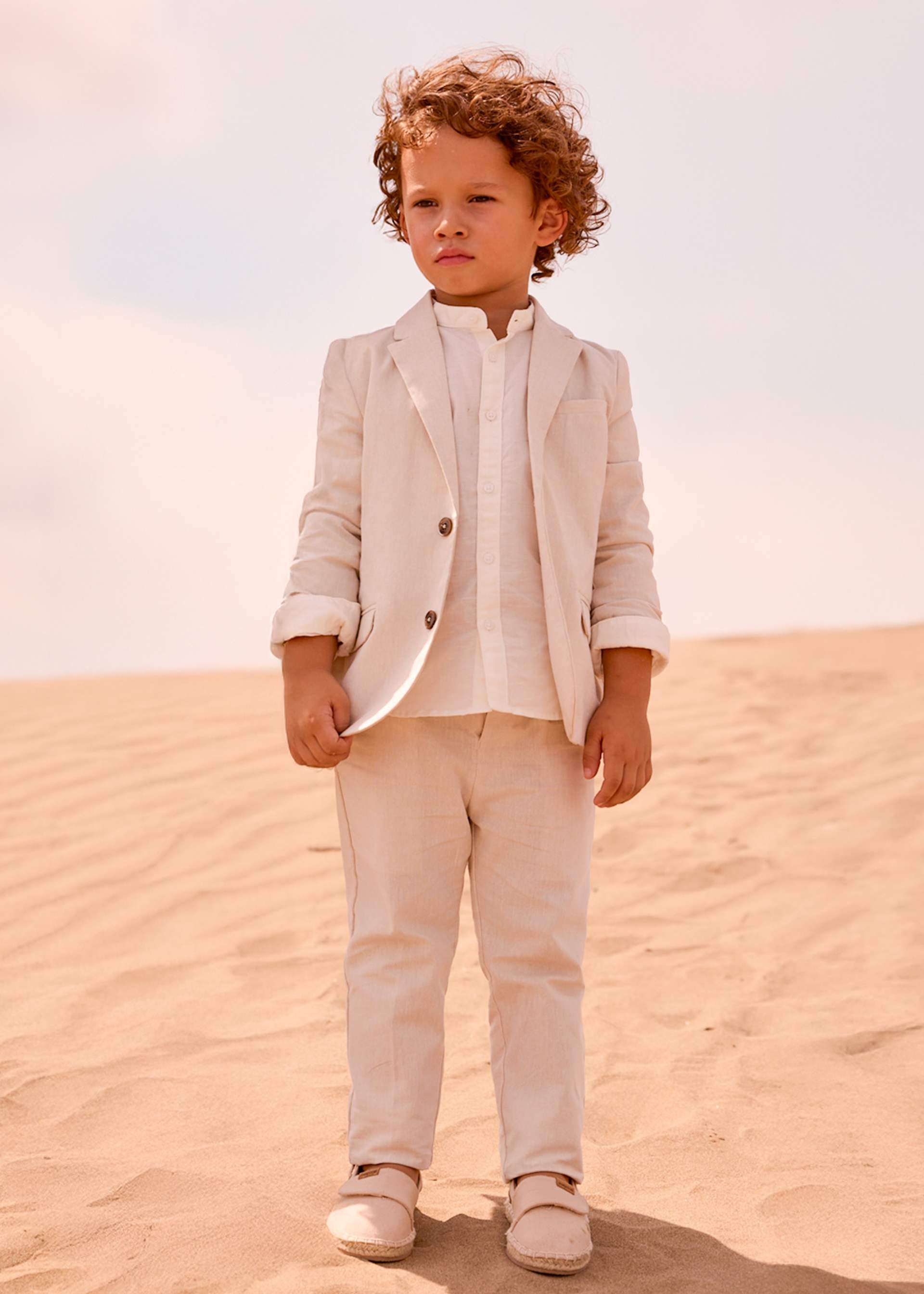 Pantalone lungo in lino bambino