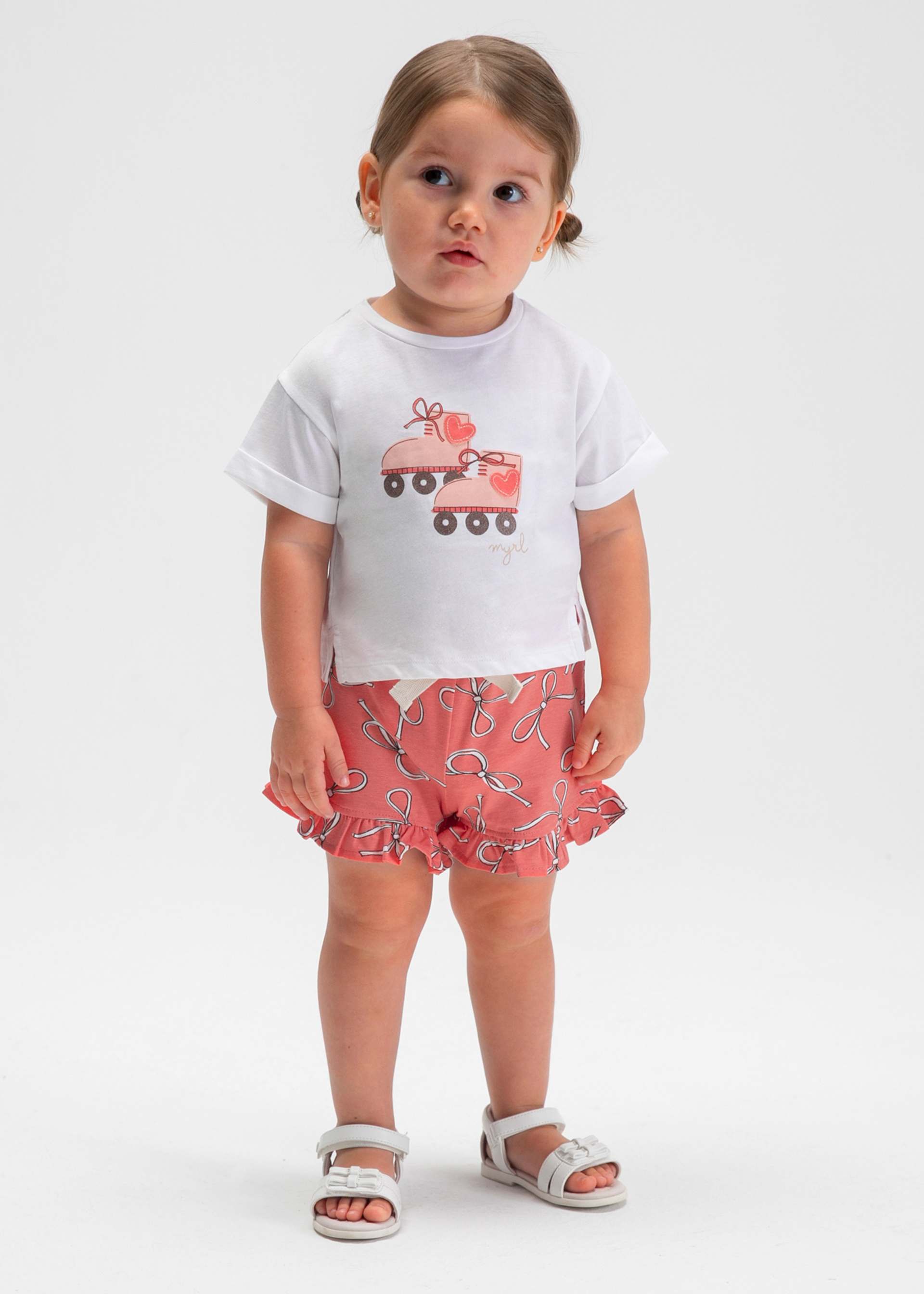 Baby Printed Shorts and T-Shirt 2-Piece Set