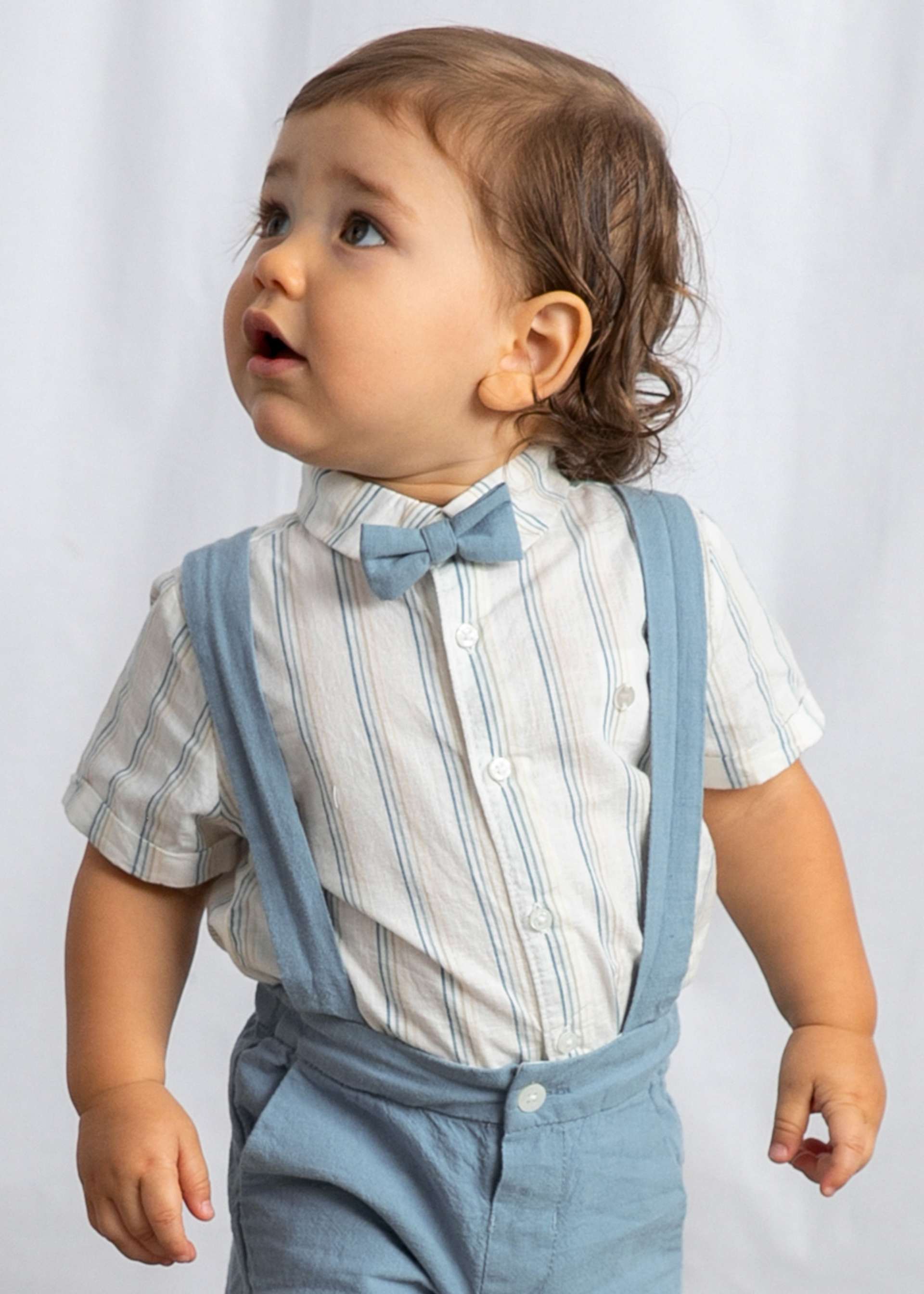 Set with Bermuda Shorts baby and bowtie