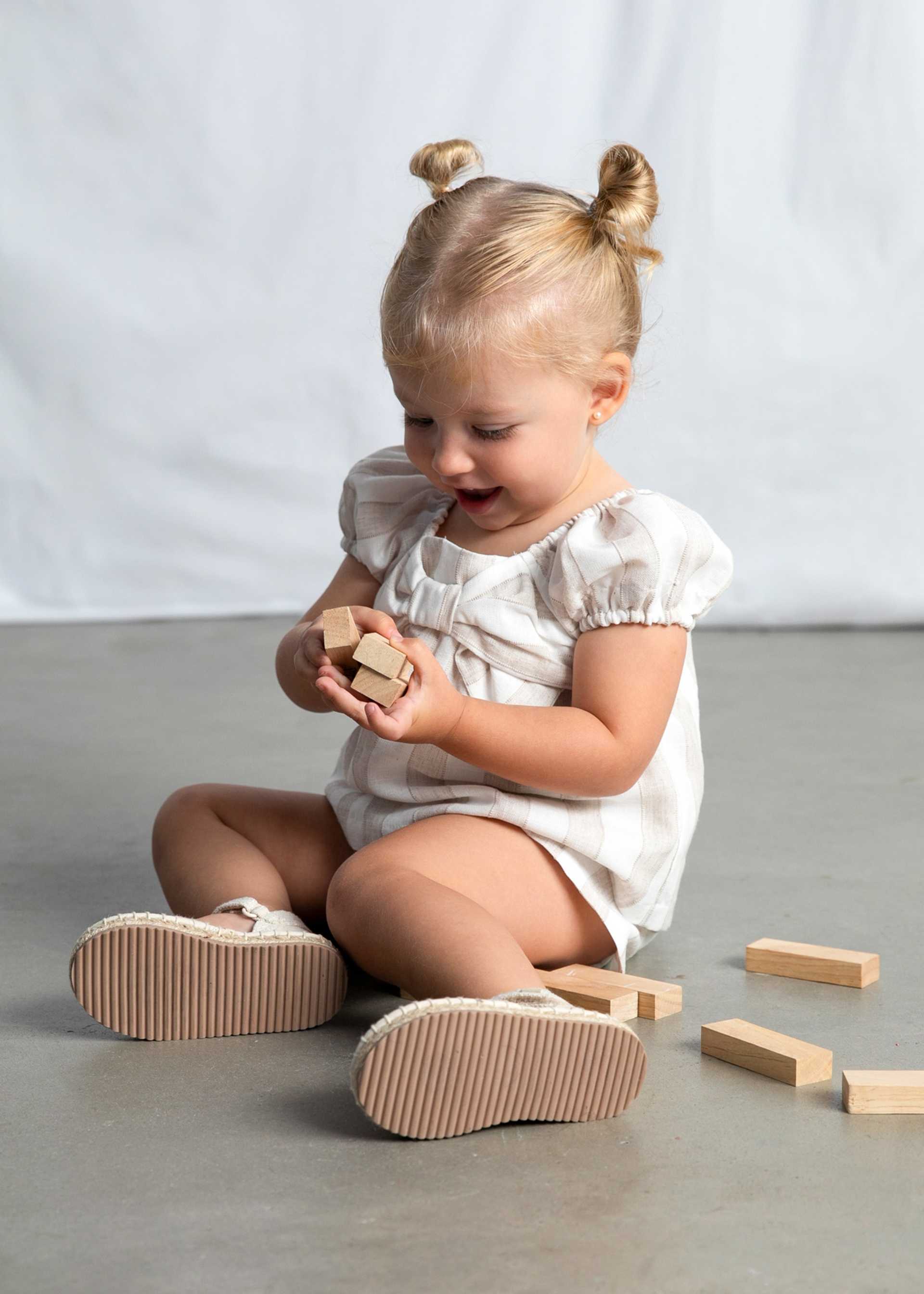 Set Bermudas und Bluse gestreift Baby