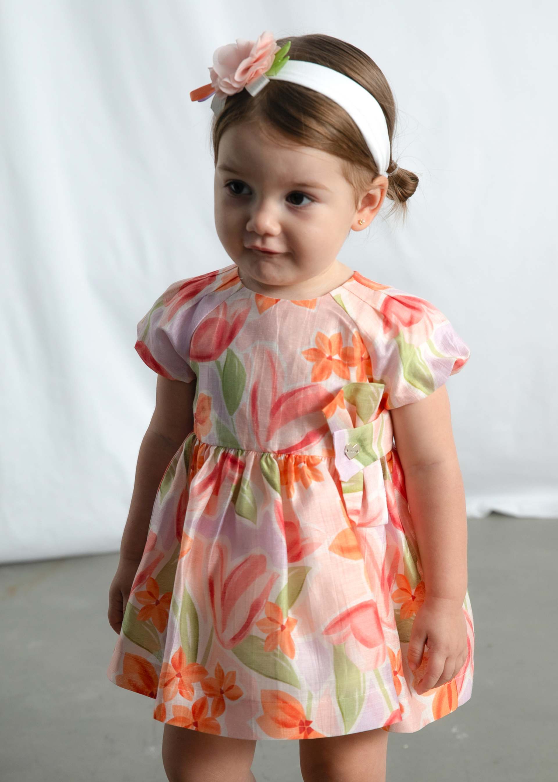 Rochie de ceremonie cu imprimeu bebe