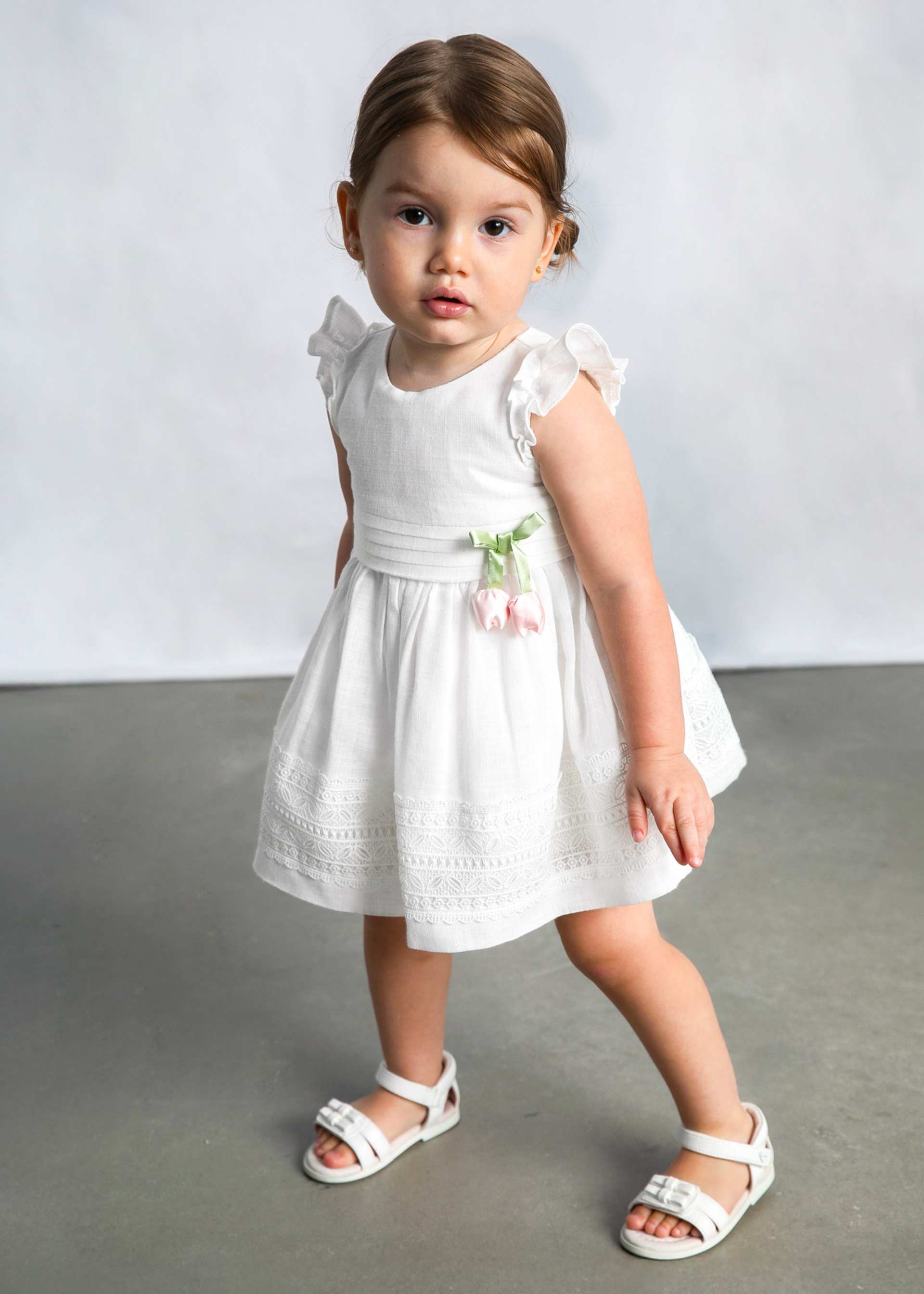 Robe en guipure bébé